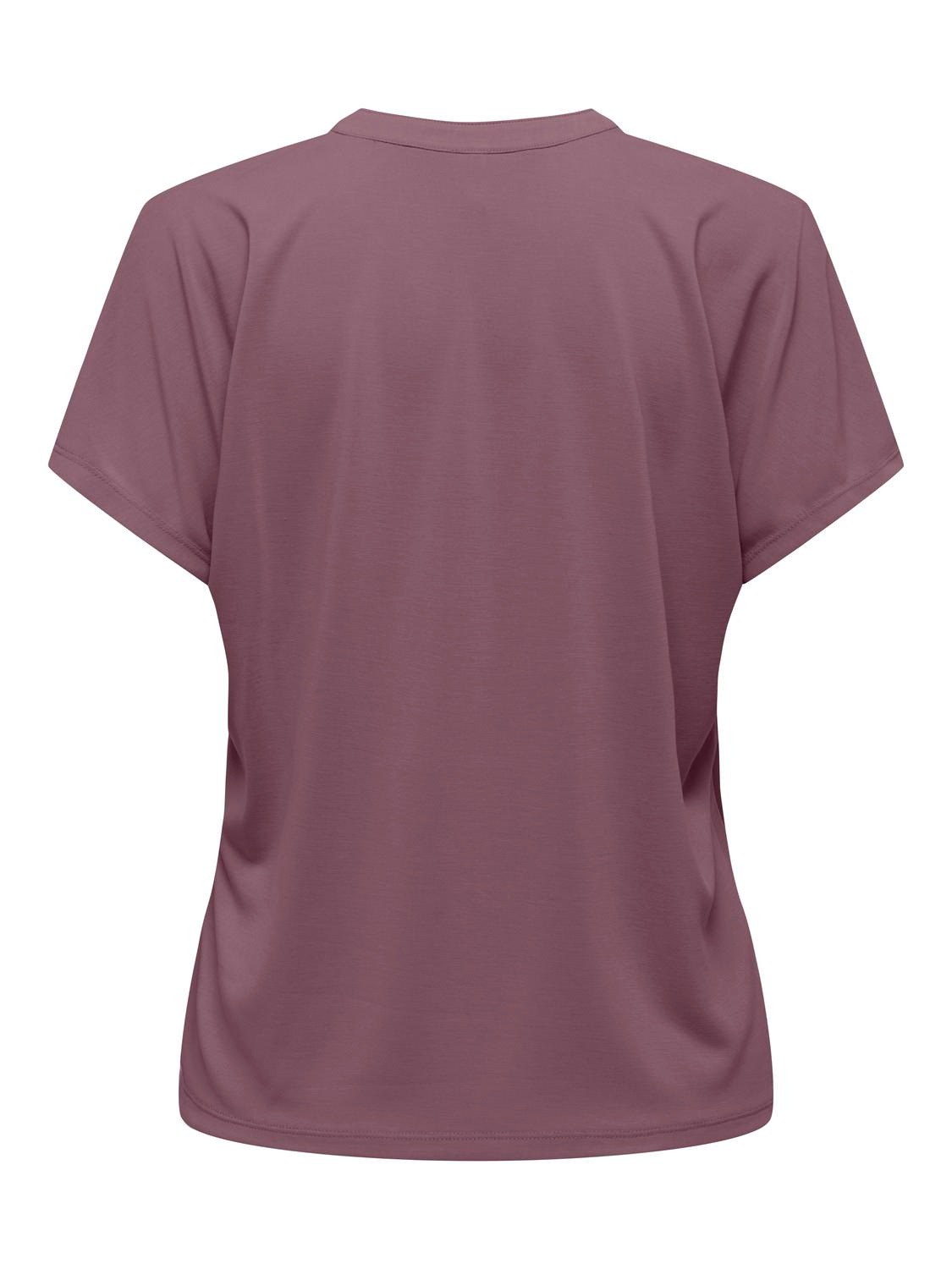 ONLY Kurzarmshirt "ONLFREE LIFE S/S SPLIT TOP JRS" Materialmix, regular fit günstig online kaufen