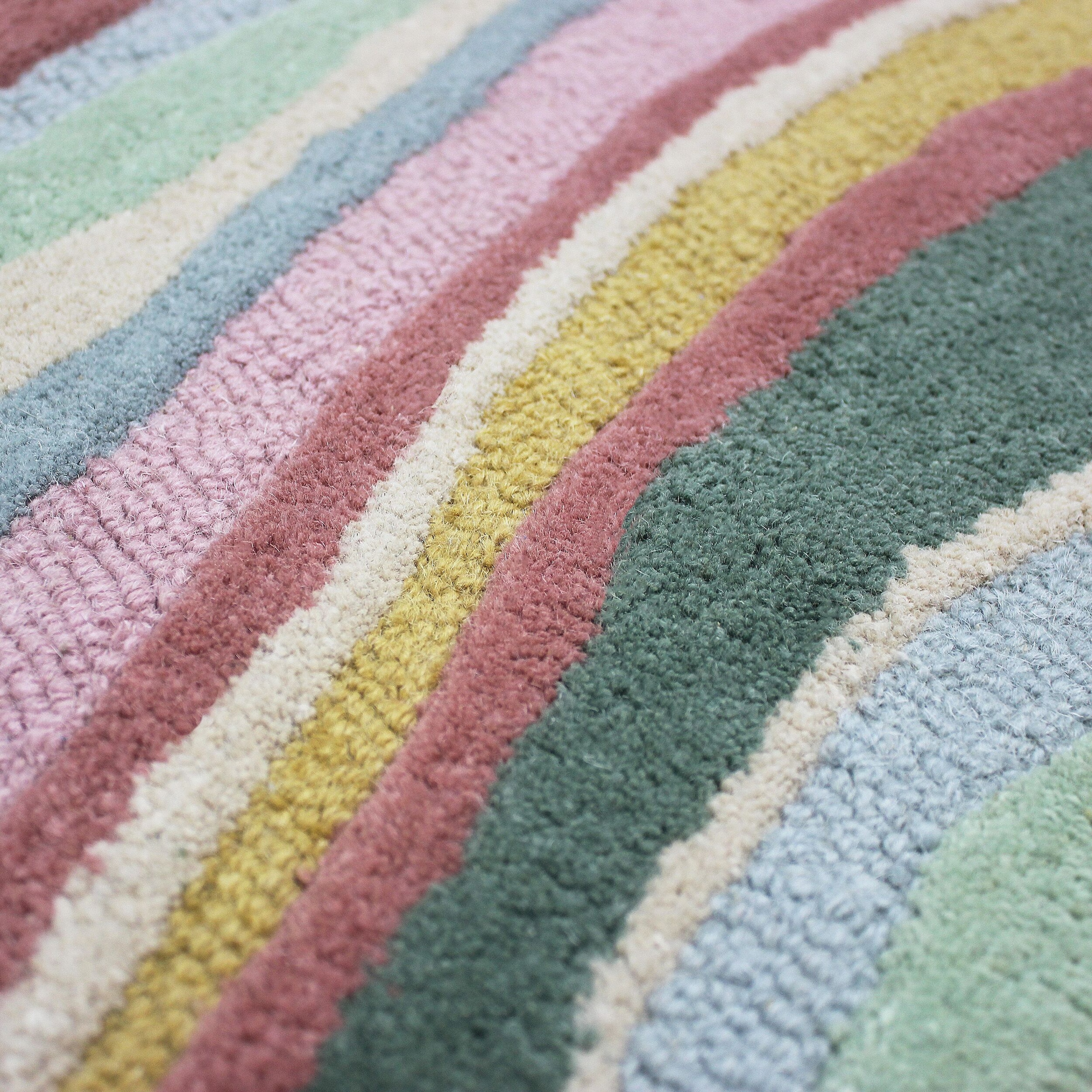 FLAIR RUGS Wollteppich »Abstract Flow«, rechteckig, 10 mm Höhe, Abstract Swirl Teppich