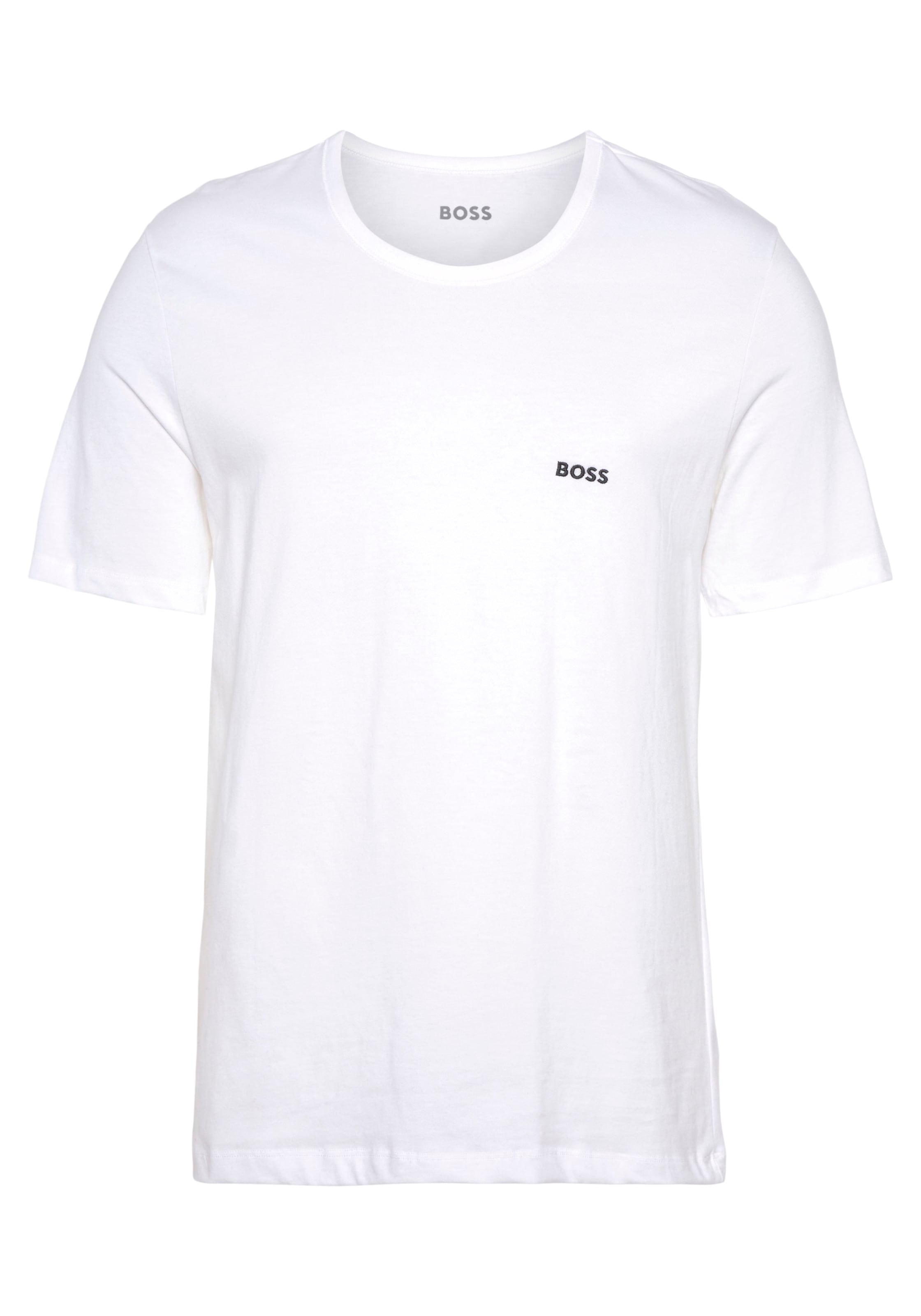 BOSS T-Shirt »Rundhals BOSS ONE x David Beckham«, (Packung, 3 tlg., 3er-Pack), mit dezentem BOSS Logo-Print