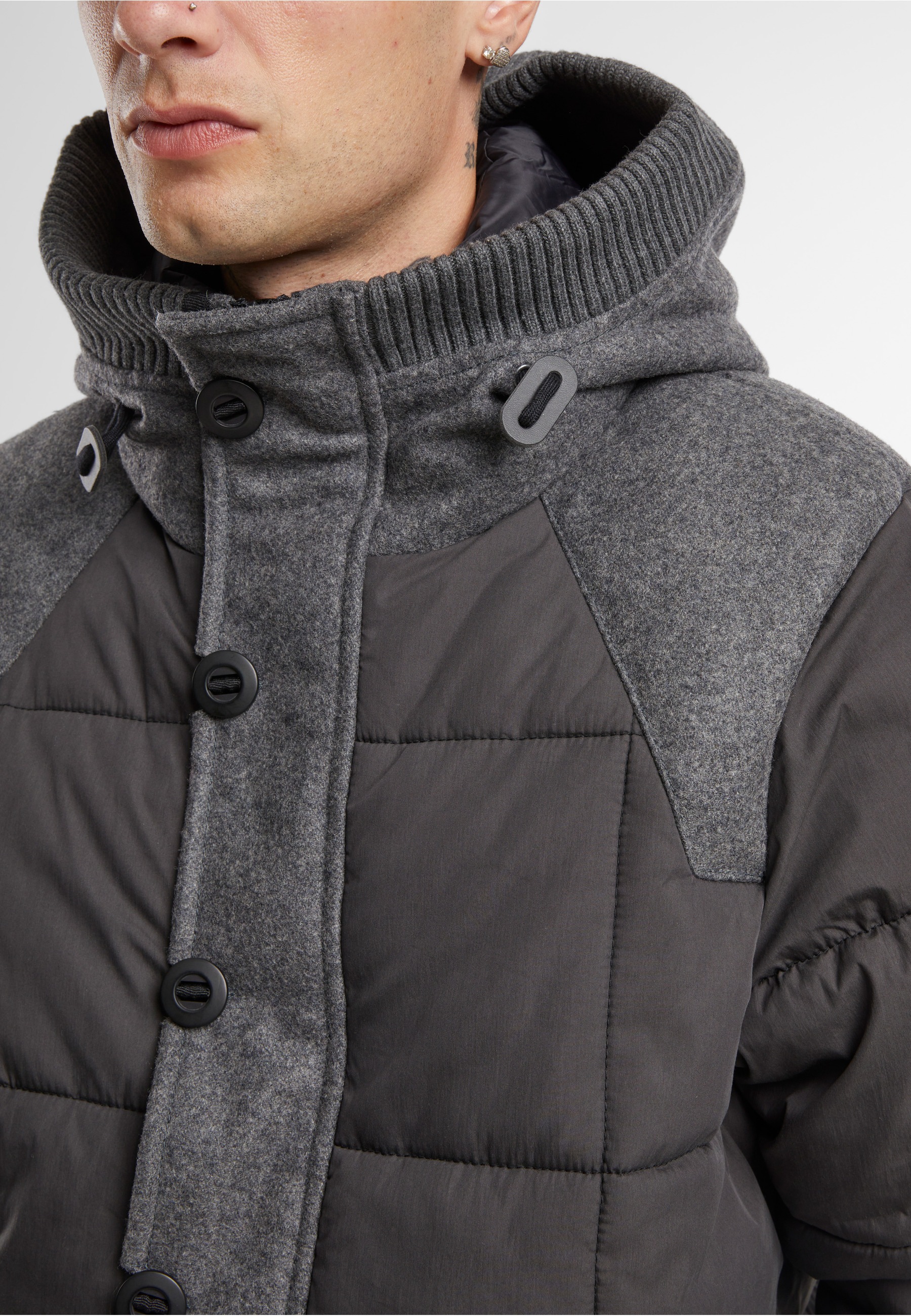Brandit Winterjacke »Brandit Brandit Men Garret Jacket« 1 Stk. tlg. mit Kapuze