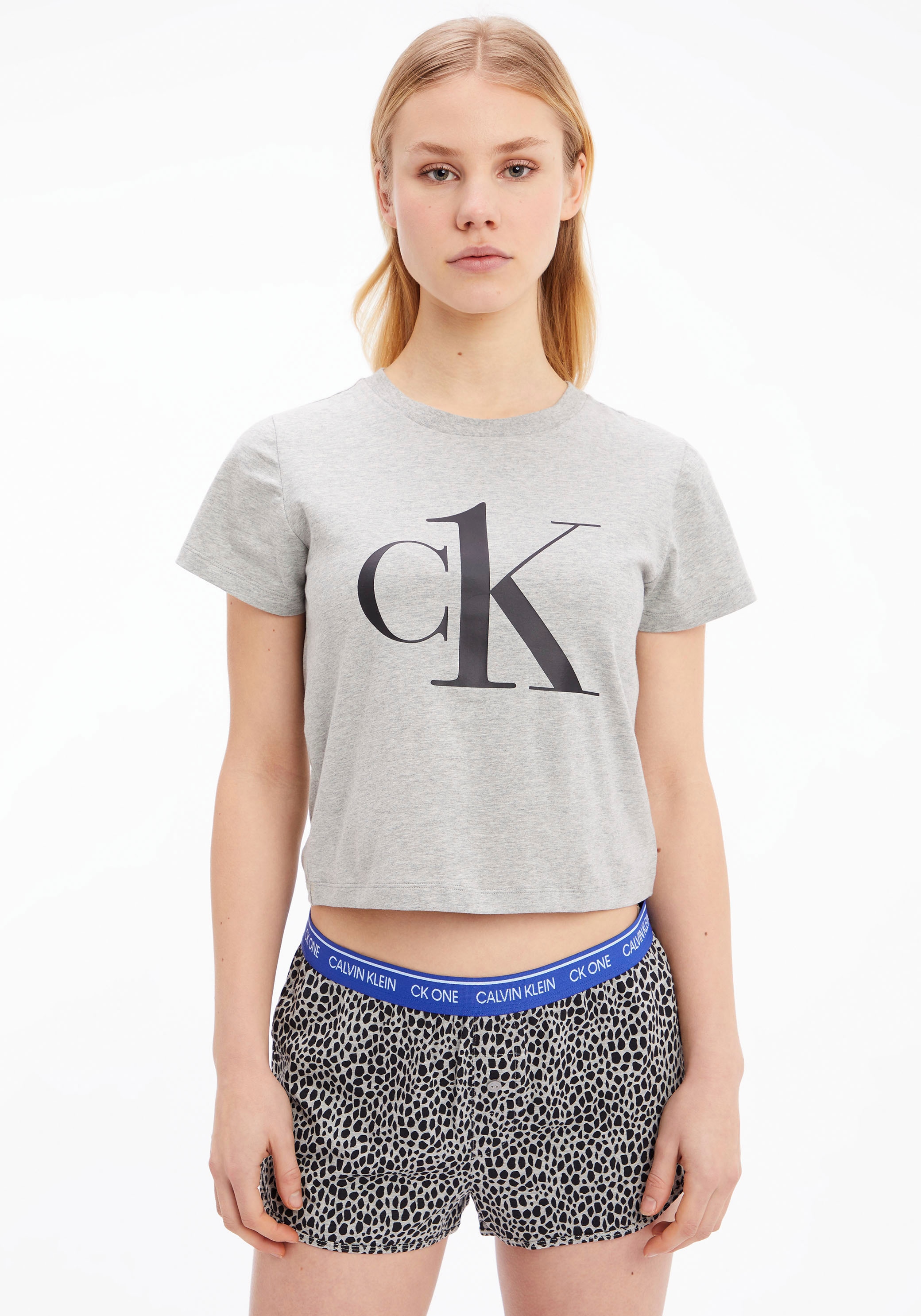 Calvin Klein Shorty Print für & tlg.), BAUR Logo-Monogramm SET«, | mit »SHORT ▷ (2 CK