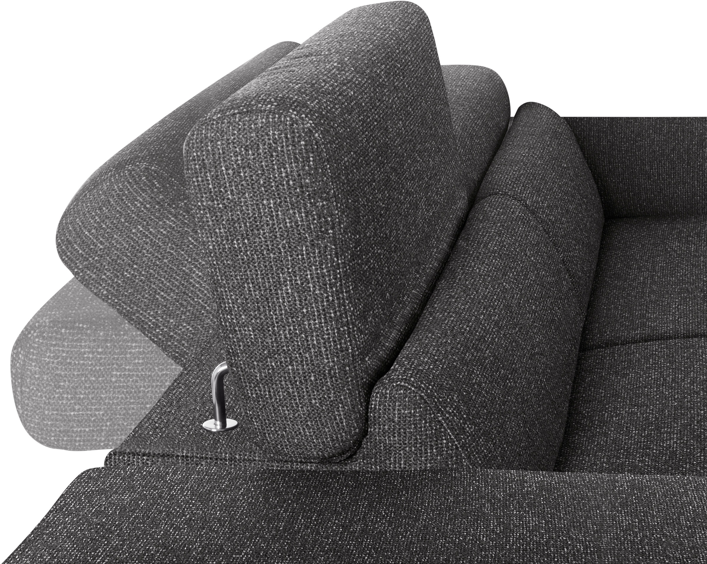 W.SCHILLIG 2-Sitzer »finn«, German Design Award 2016, Fußgestell Chrom glänzend, Breite 210 cm