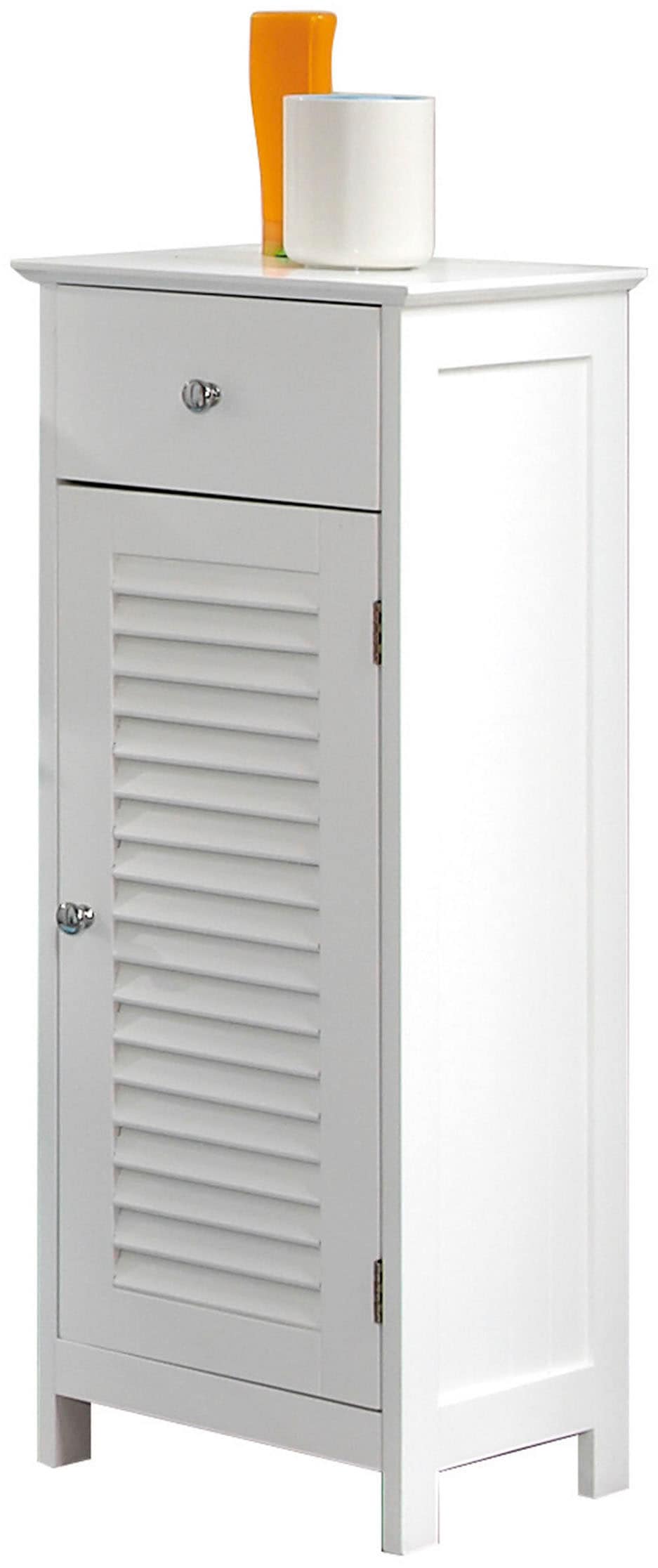 Saphir Badmöbel-Set »Quickset 928 5-teilig, Waschbeckenunterschrank mit LED-Spiegel«, (6 St.), Hochschrank, Unterschrank, Hängeschrank, 6 Türen, Weiß Glanz