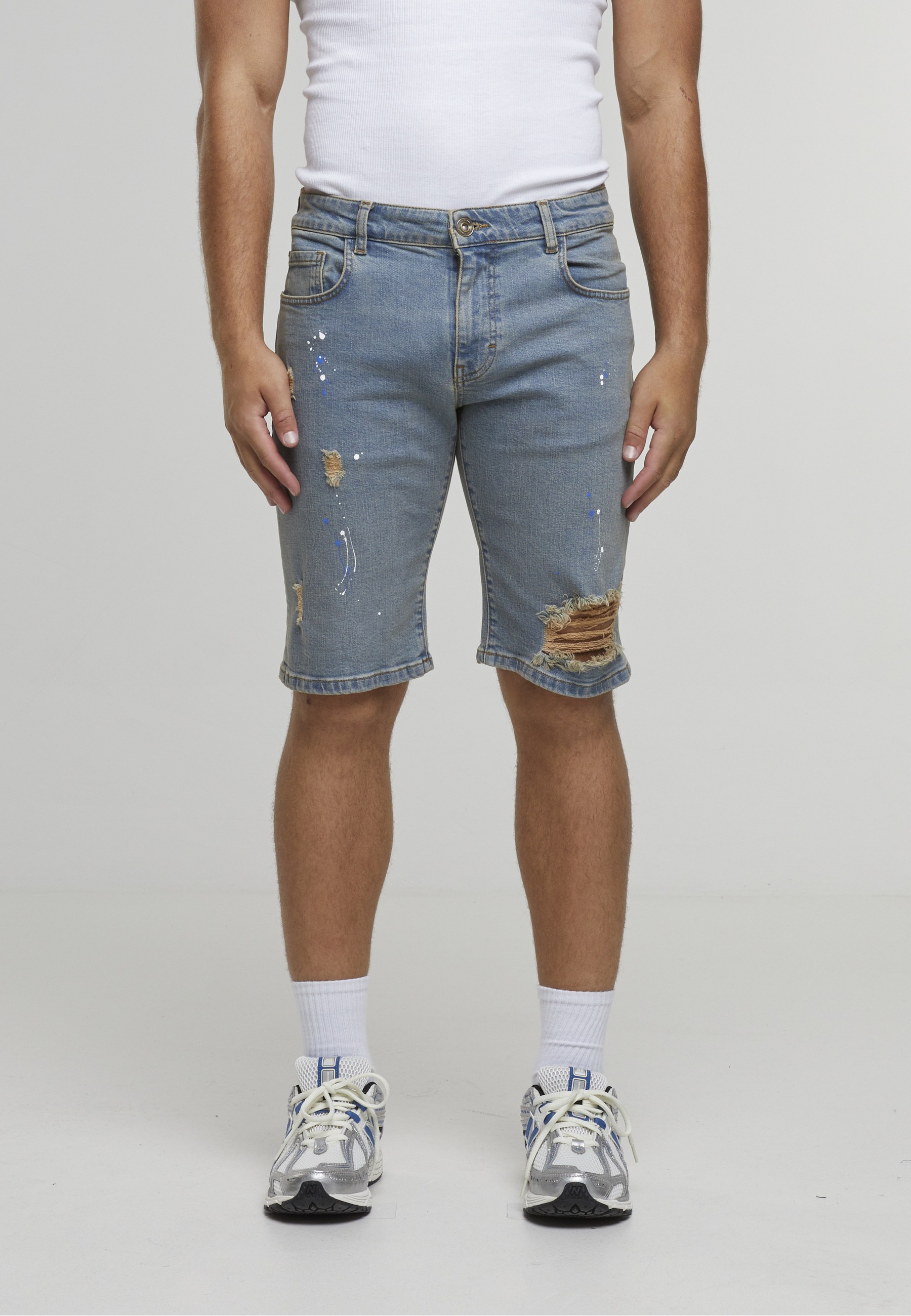 2Y Premium Jeansshorts »2Y Premium Leonardo Ripped Slim Fit Shorts«