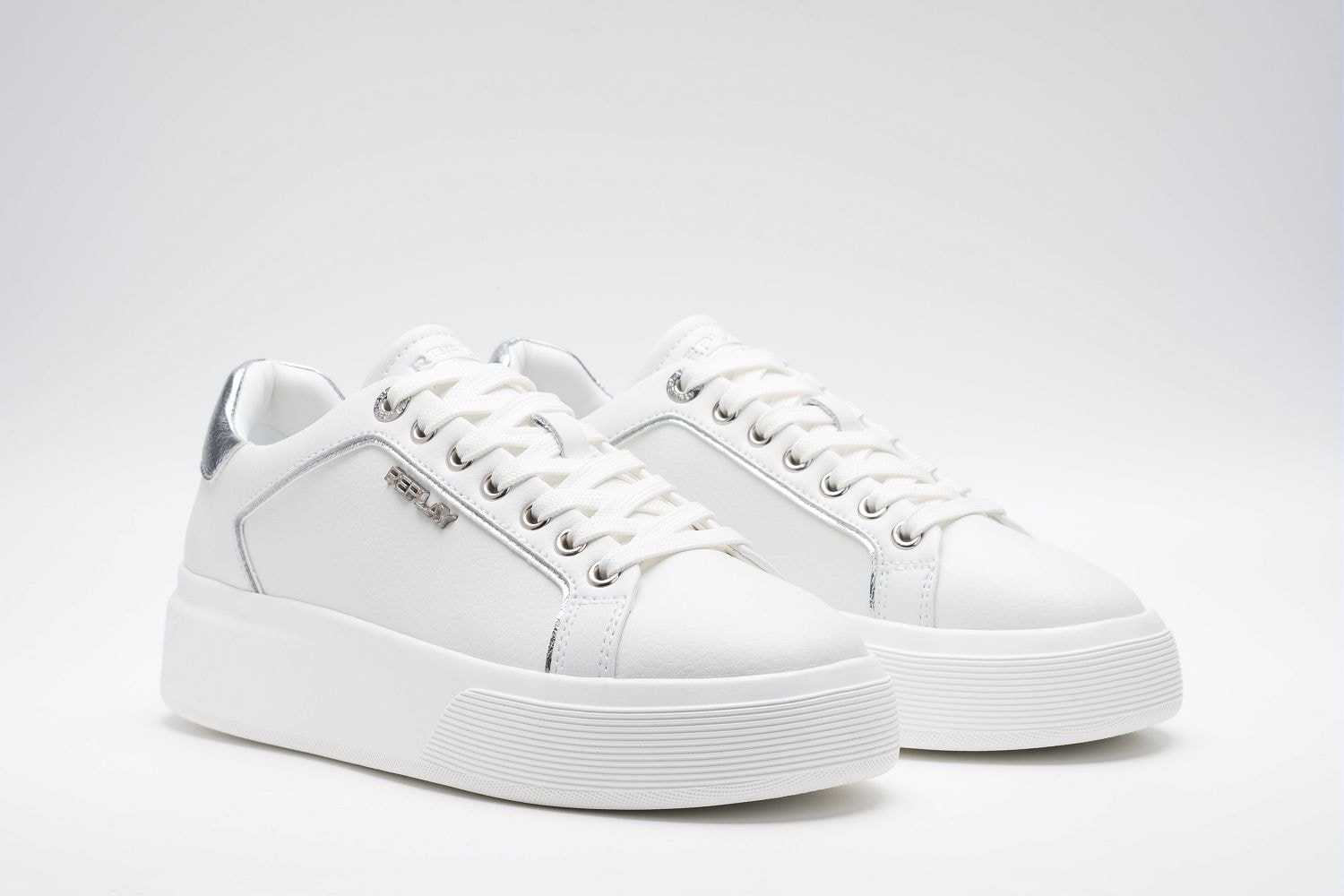 Replay Plateausneaker  Freizeitschuh, Schnürschuh, Halbschuh mit Label