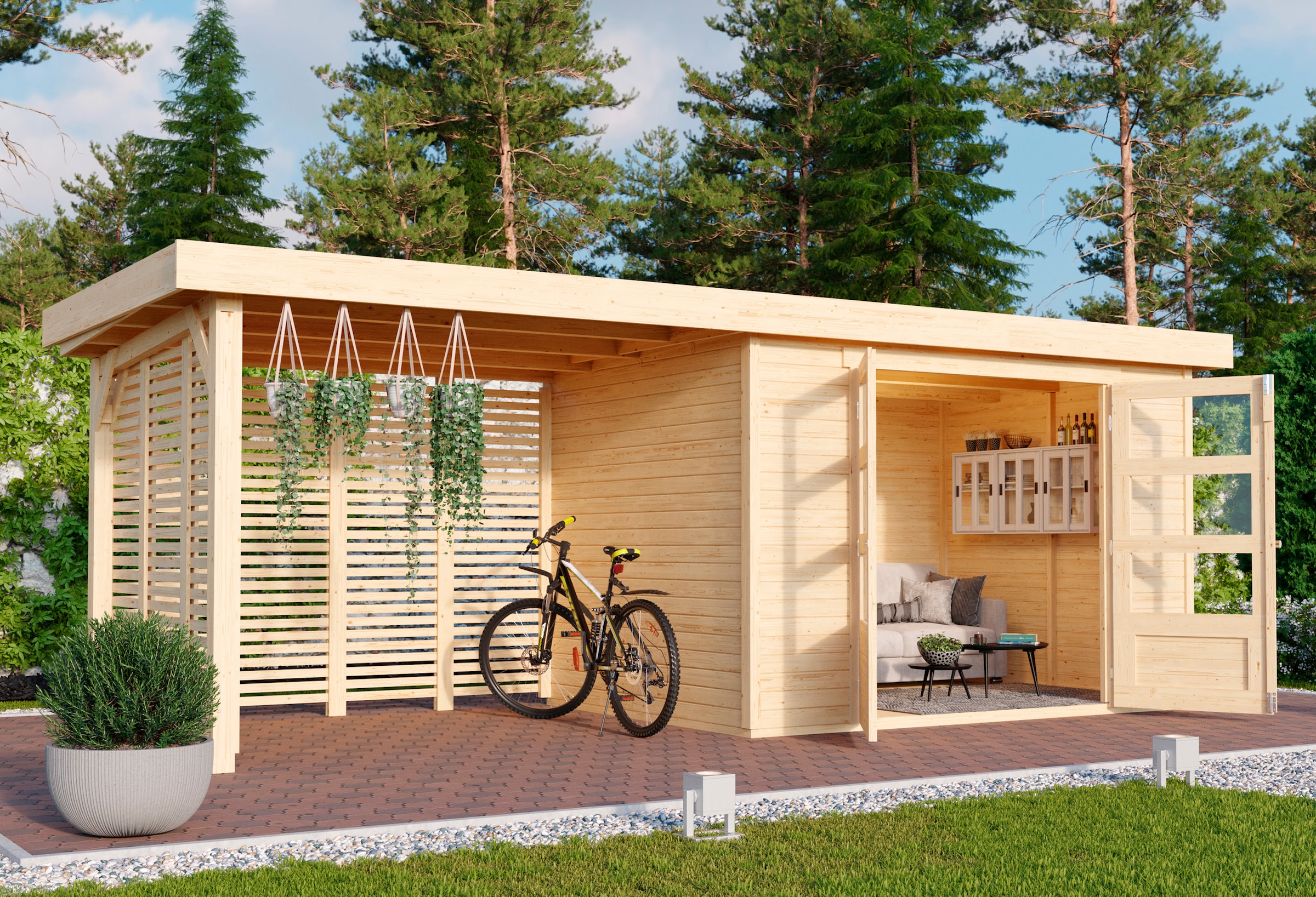 Karibu Gartenhaus "Arnis 4" günstig online kaufen