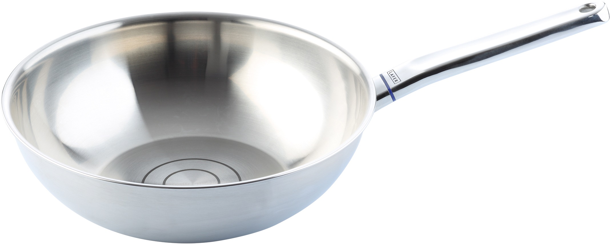 Johann Lafer  Wok Lafer, Edelstahl 18/10, (1 tlg.), Ø 28 cm, Induktion