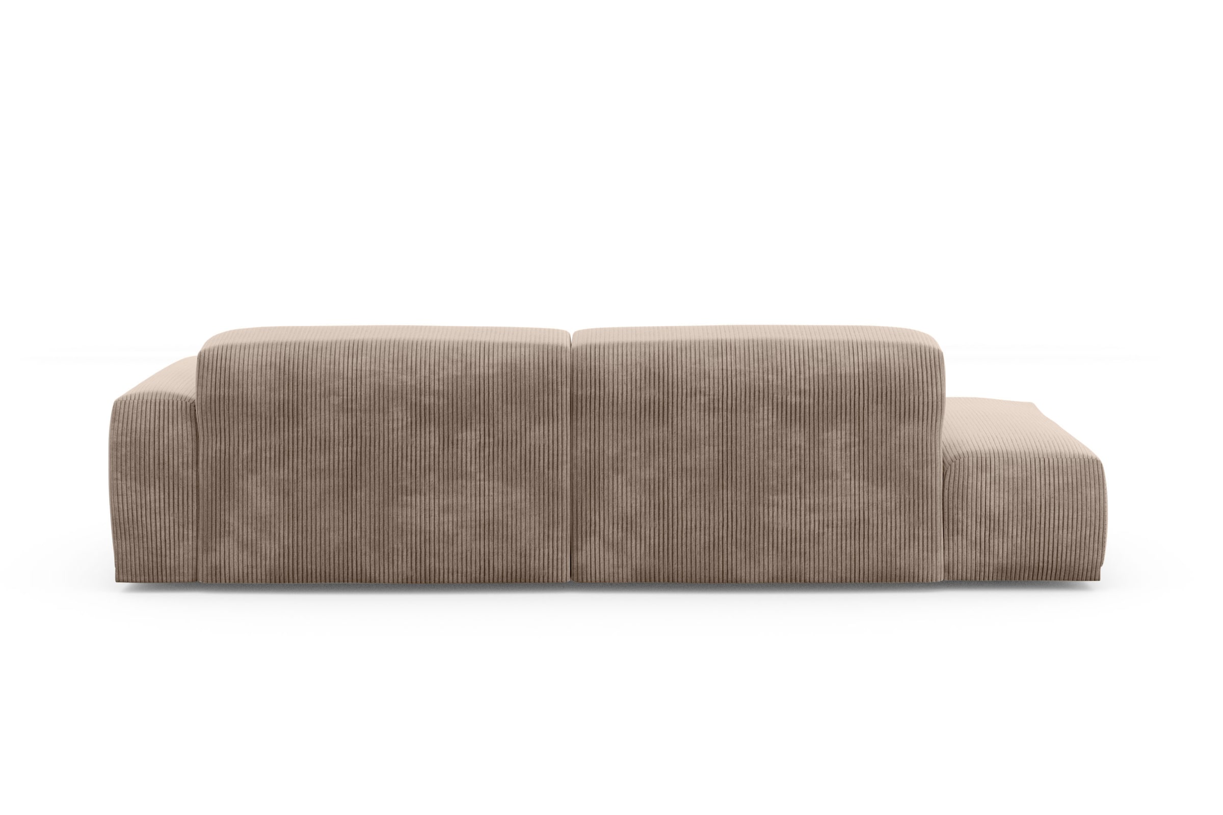 TRENDMANUFAKTUR Big-Sofa »Braga, mit hochwertigem Kaltschaum, Megasofa, in Cord erhältlich«, modernes Big-Sofa, Couch mit hohem Sitzkomfort, 277/72/107 cm (B/H/T)