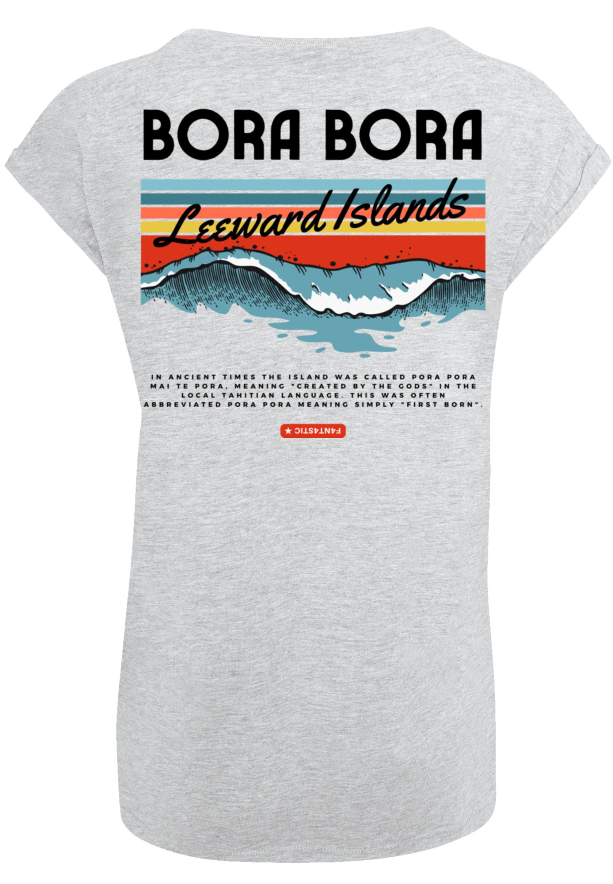 Print »Bora | bestellen T-Shirt BAUR Bora Leewards F4NT4STIC Island«,