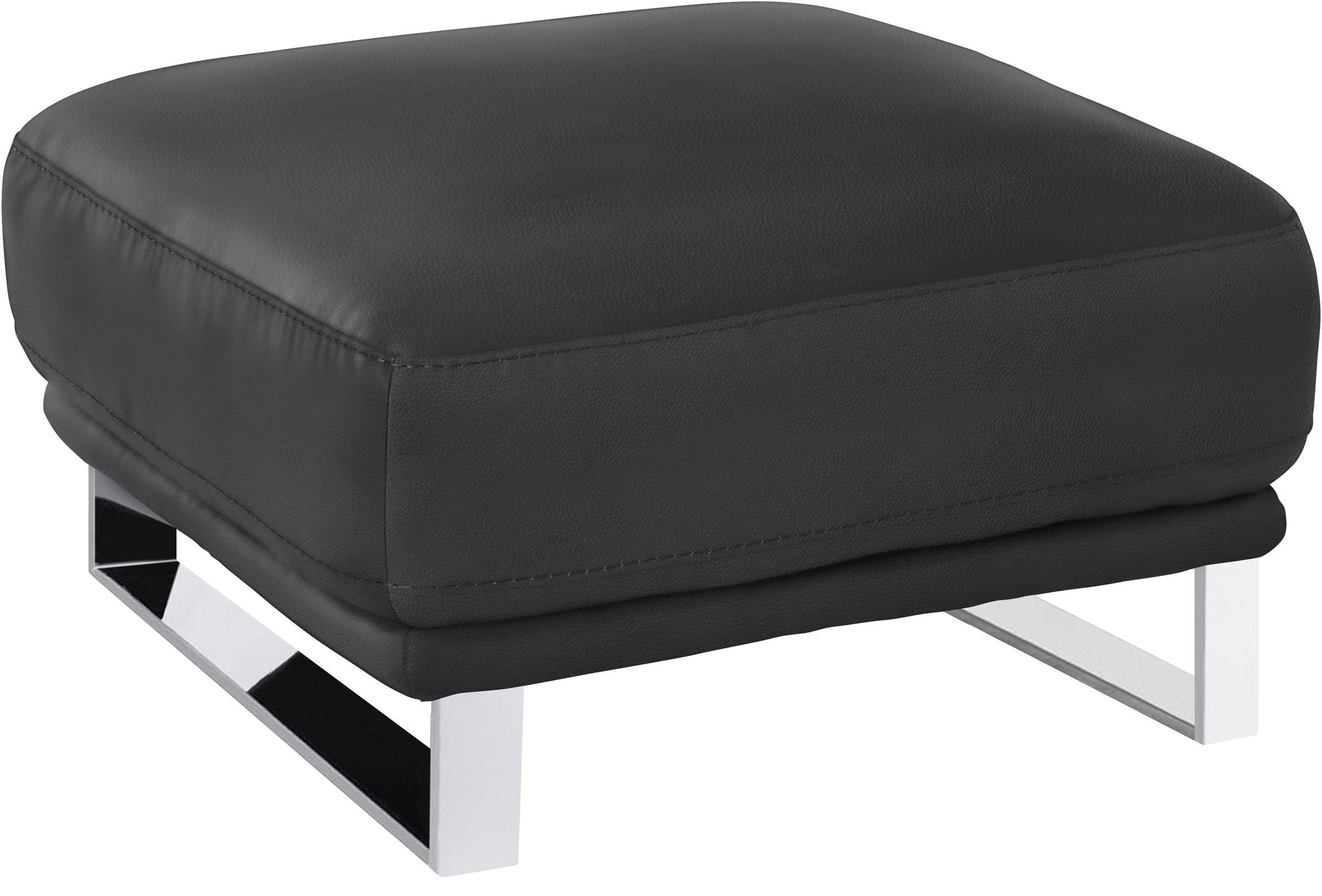 W.SCHILLIG Hocker »montanaa«, mit Metallkufen in Chrom glänzend, Breite 71 cm