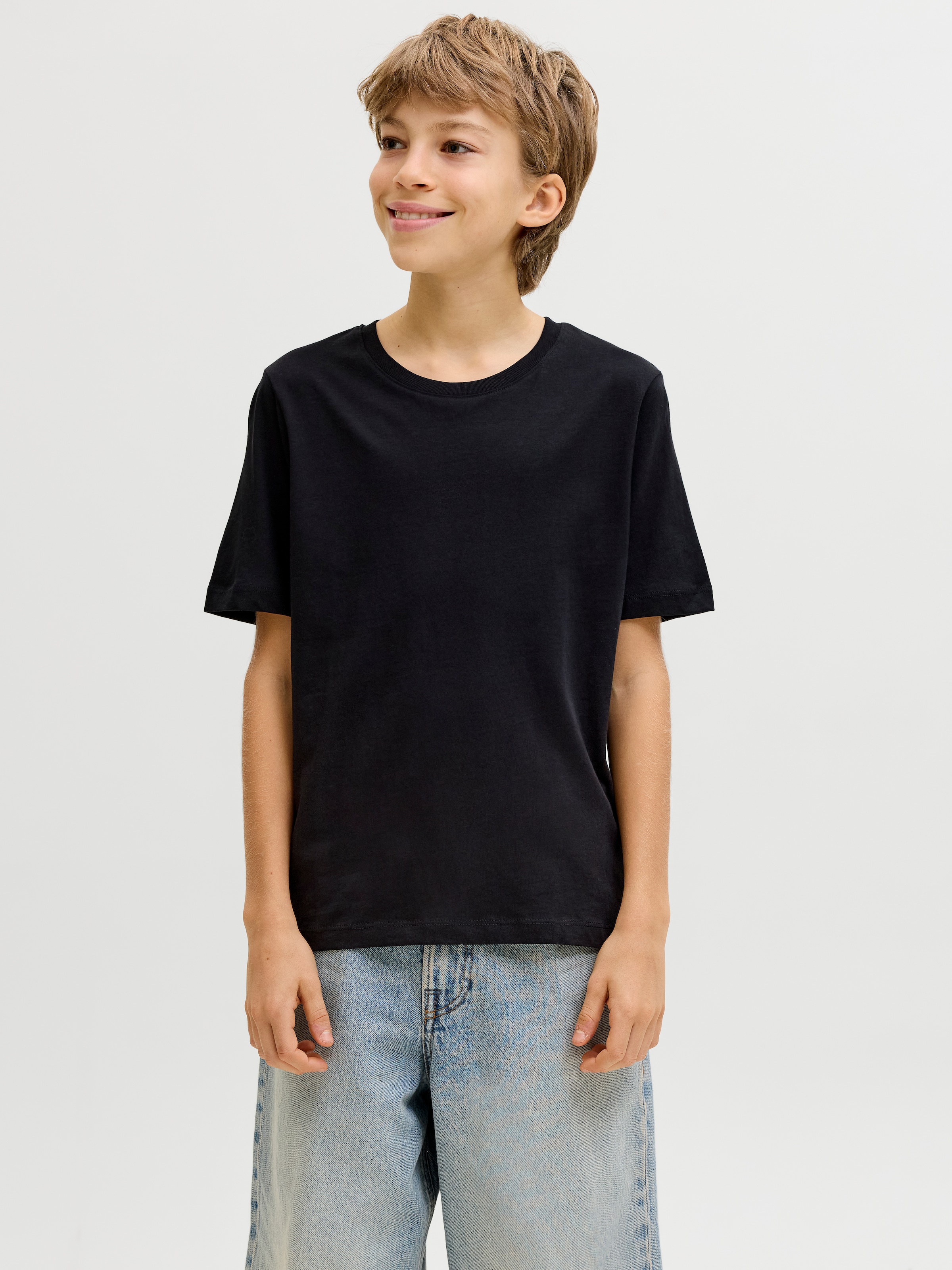Jack & Jones Junior T-Shirt »JJEORGANIC BASIC TEE SS 3PK MP NOOS JNR« Packung, 3 tlg.