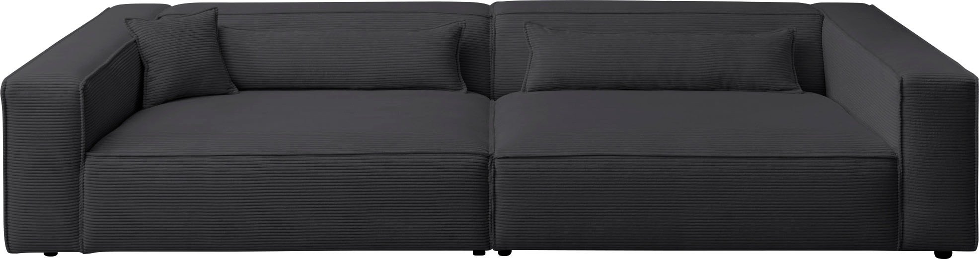 LeGer Home by Lena Gercke 3-Sitzer "PIARA XXL, Sofa mit Kedernaht in Cord, günstig online kaufen