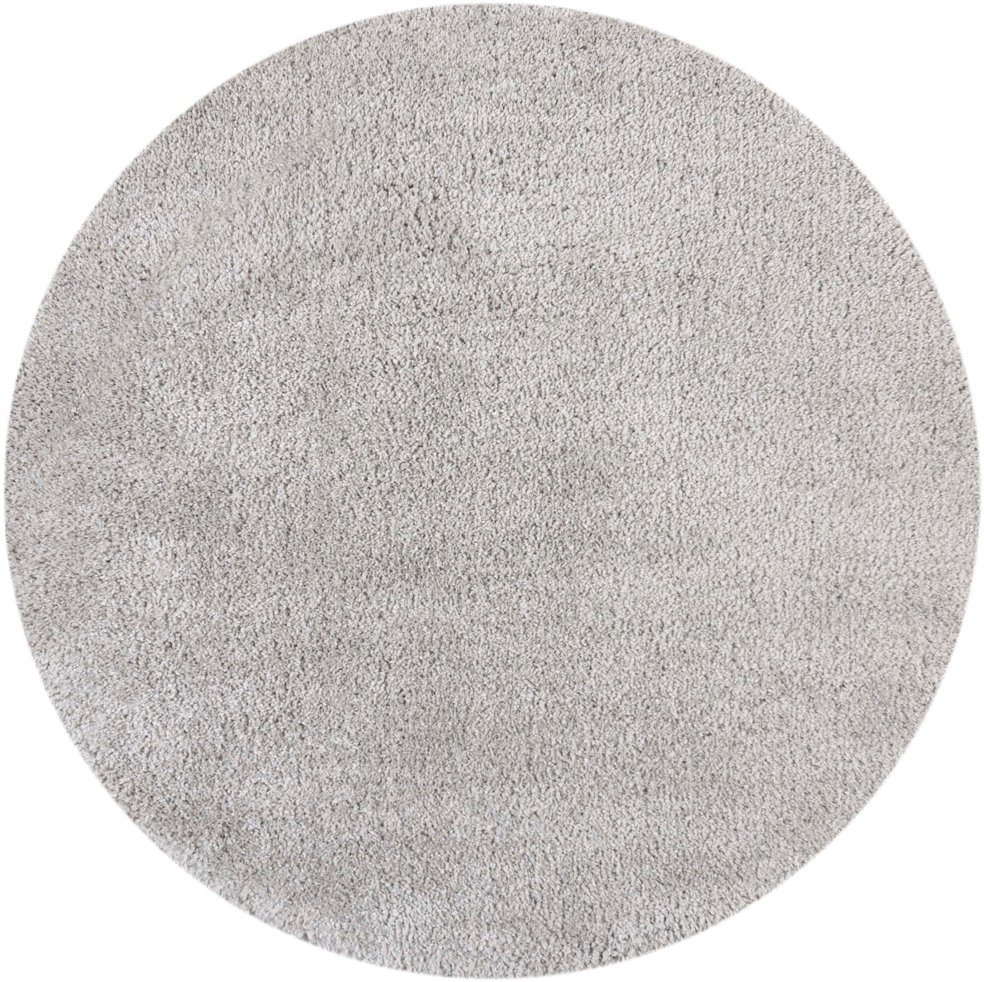 FLAIR RUGS Hochflor-Teppich "Feather" rund 40 mm Höhe günstig online kaufen