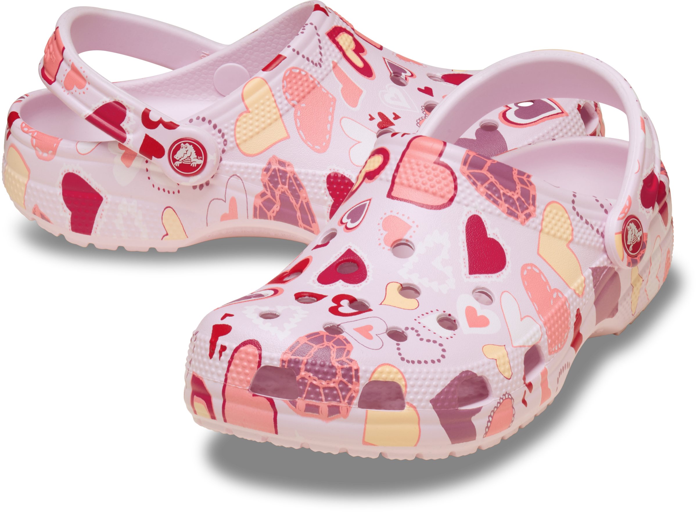 Crocs Classic Clog Pink Milk Hearts EU 39-40 3