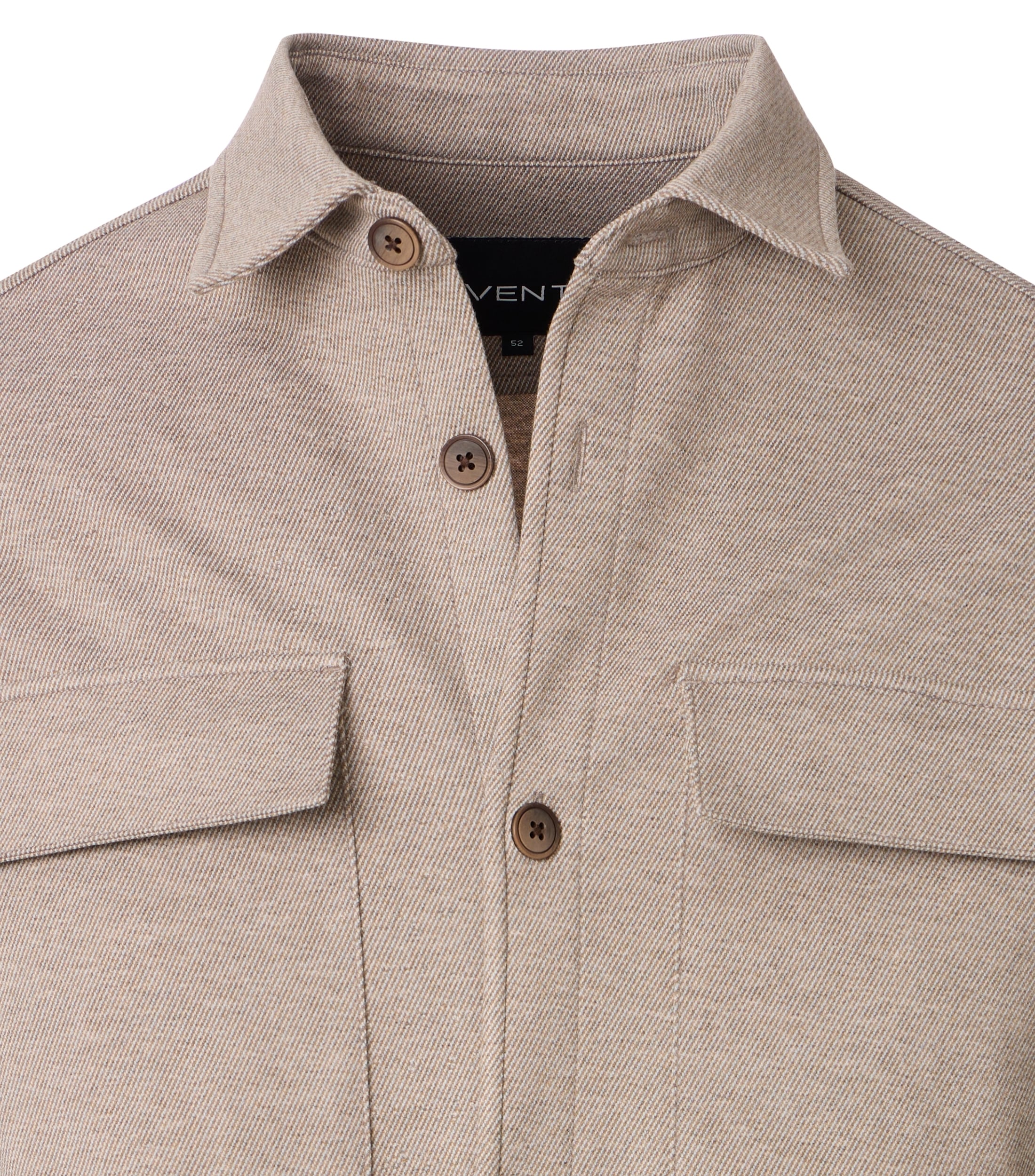 VENTI Langarmhemd »VENTI Hemdjacke uni«