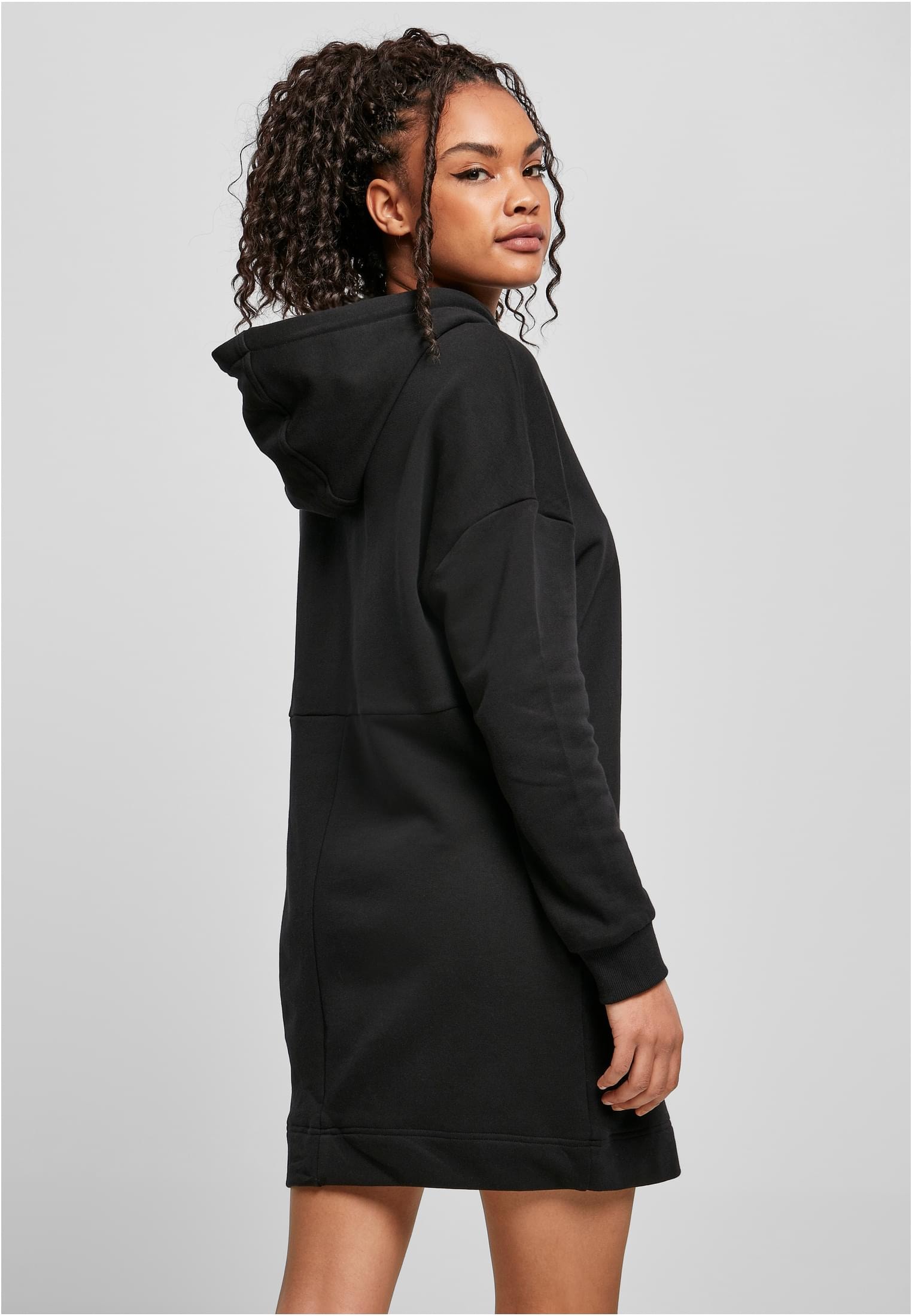 URBAN CLASSICS Shirtkleid »Urban Classics Damen Ladies Organic Oversized Terry Hoody Dress«, (1 tlg.)