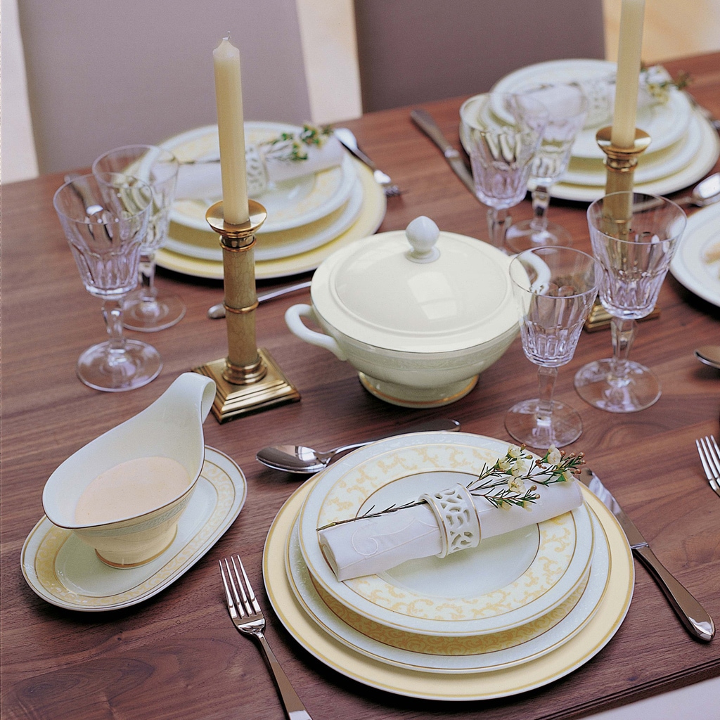 Villeroy & Boch Sauciere »Sauciere-Oberteil Ivoire 310 ml weiß-gold«
