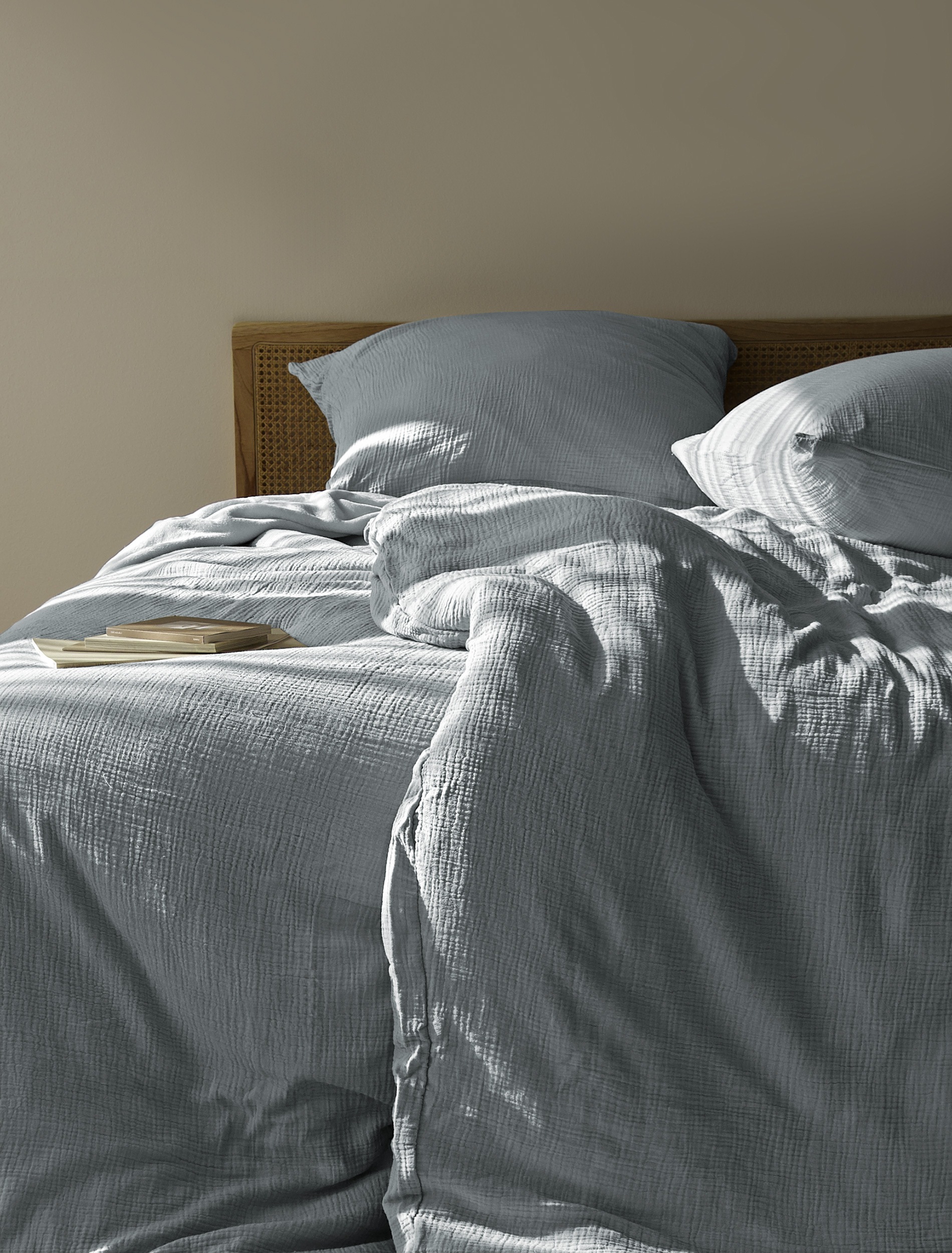 BIERBAUM Bettwäsche "4129" 3 Stk. tlg. Musselin, 100 % Baumwolle, pflegelei günstig online kaufen