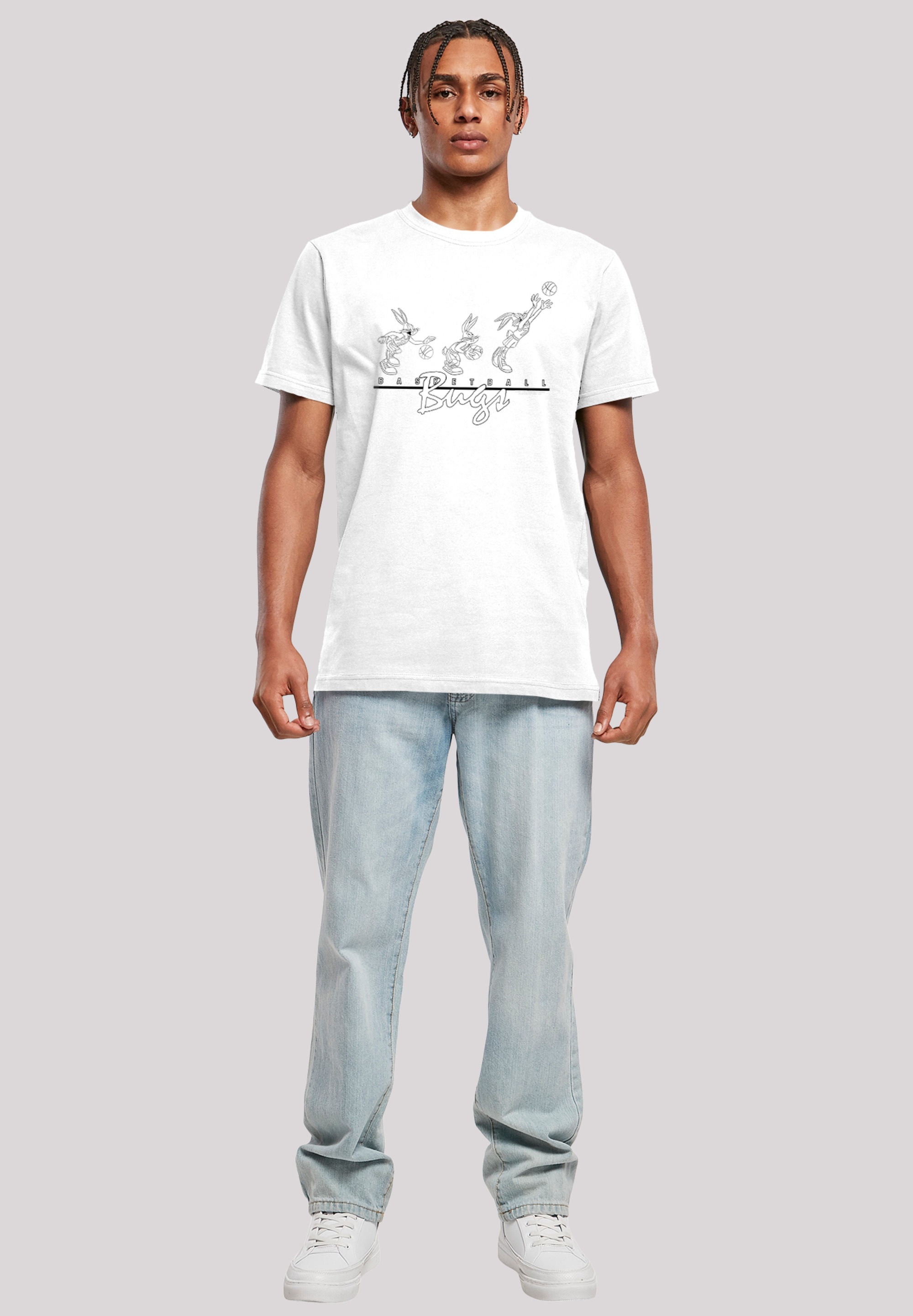F4NT4STIC T-Shirt »Looney Tunes Basketball Bugs«, Print