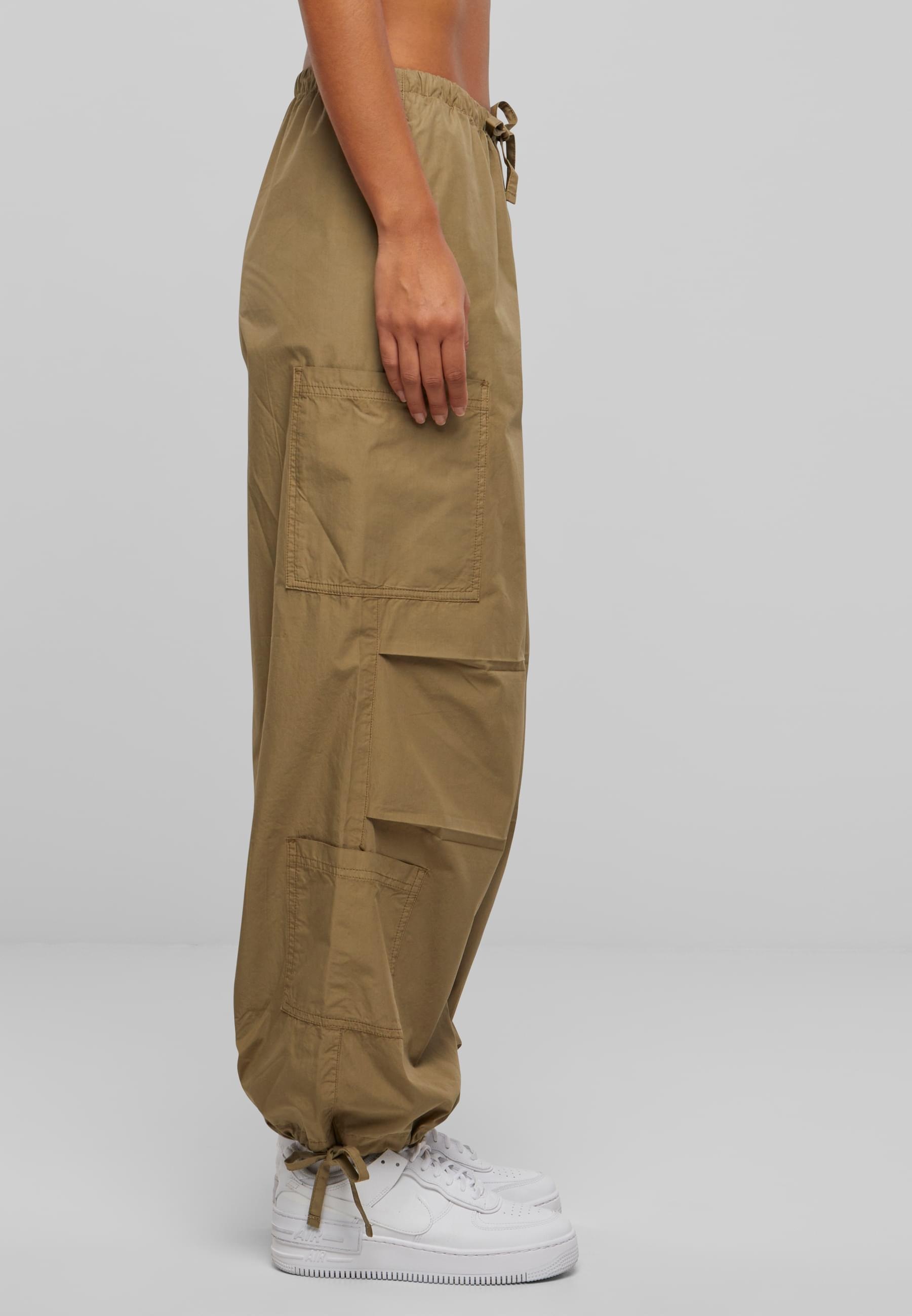 URBAN CLASSICS Cargohose »Urban Classics Ladies Cotton Cargo Parashute Pants«, (1 tlg.)