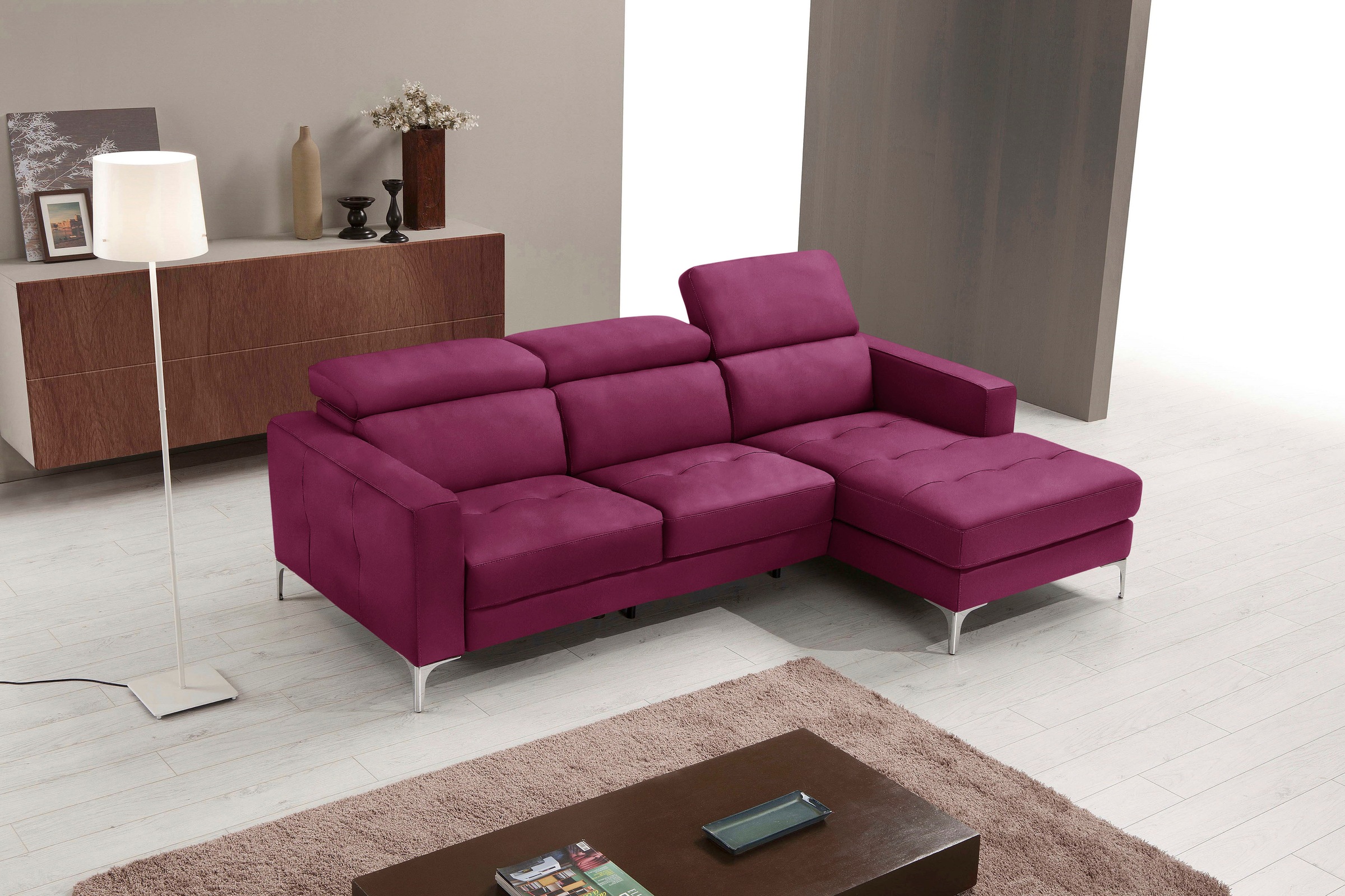 Egoitaliano Ecksofa "Matt, erstklassiger Sitzkomfort, aufwendige Detailvera günstig online kaufen