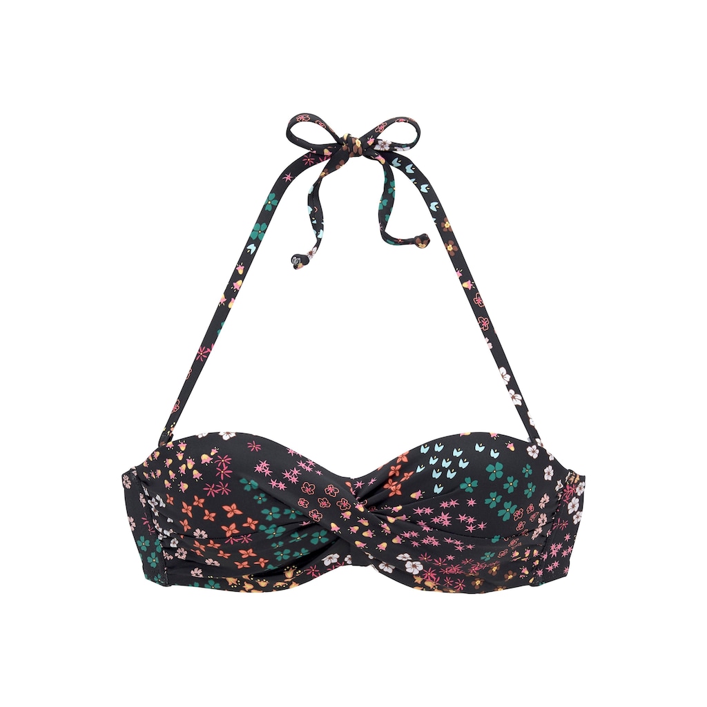 s.Oliver Bügel-Bandeau-Bikini-Top »Milly«, mit Blumenprint