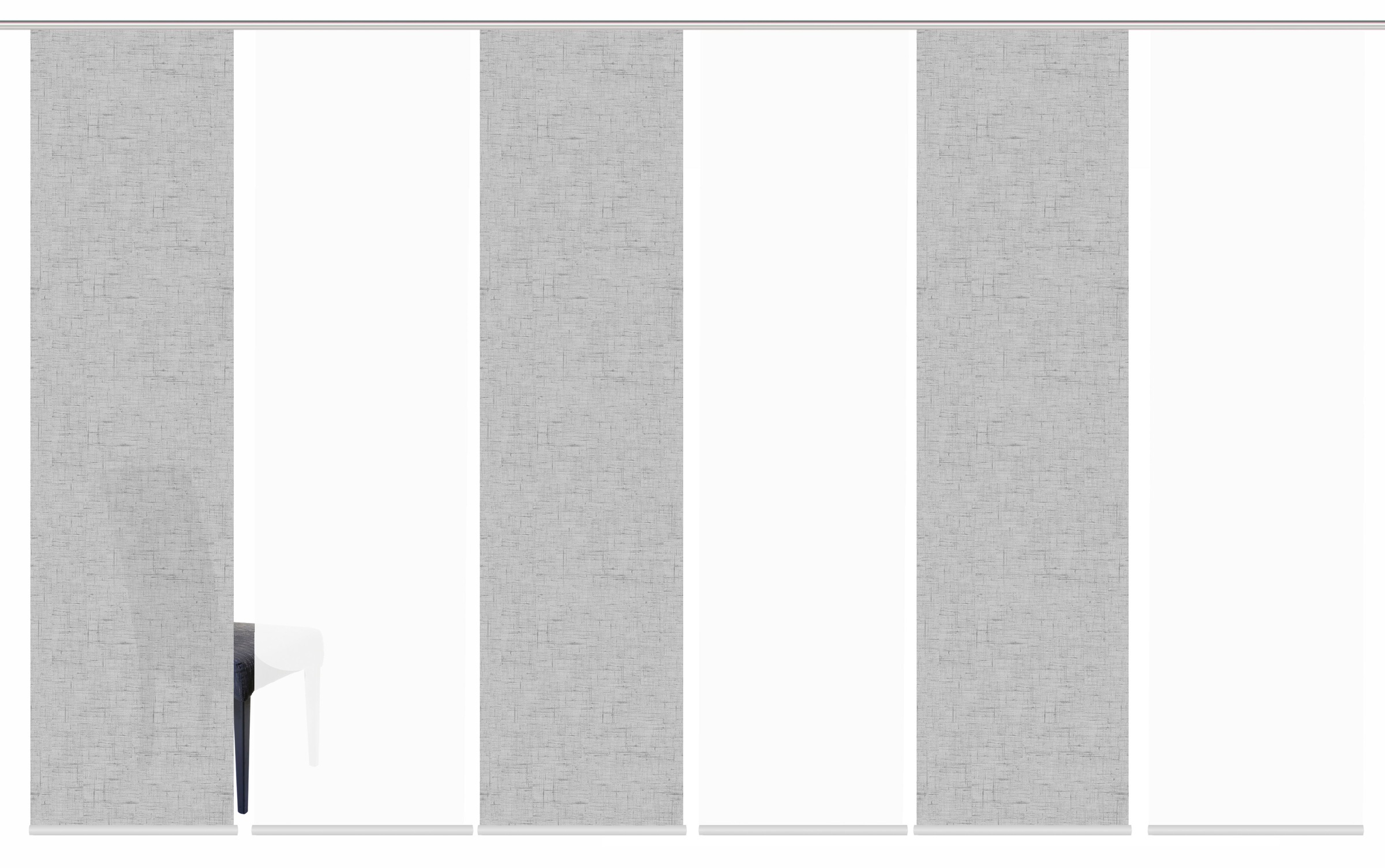 HOME WOHNIDEEN Schiebegardine "PIVE 6er SET" Paneelwagen 6 Stk. tlg. Schieb günstig online kaufen