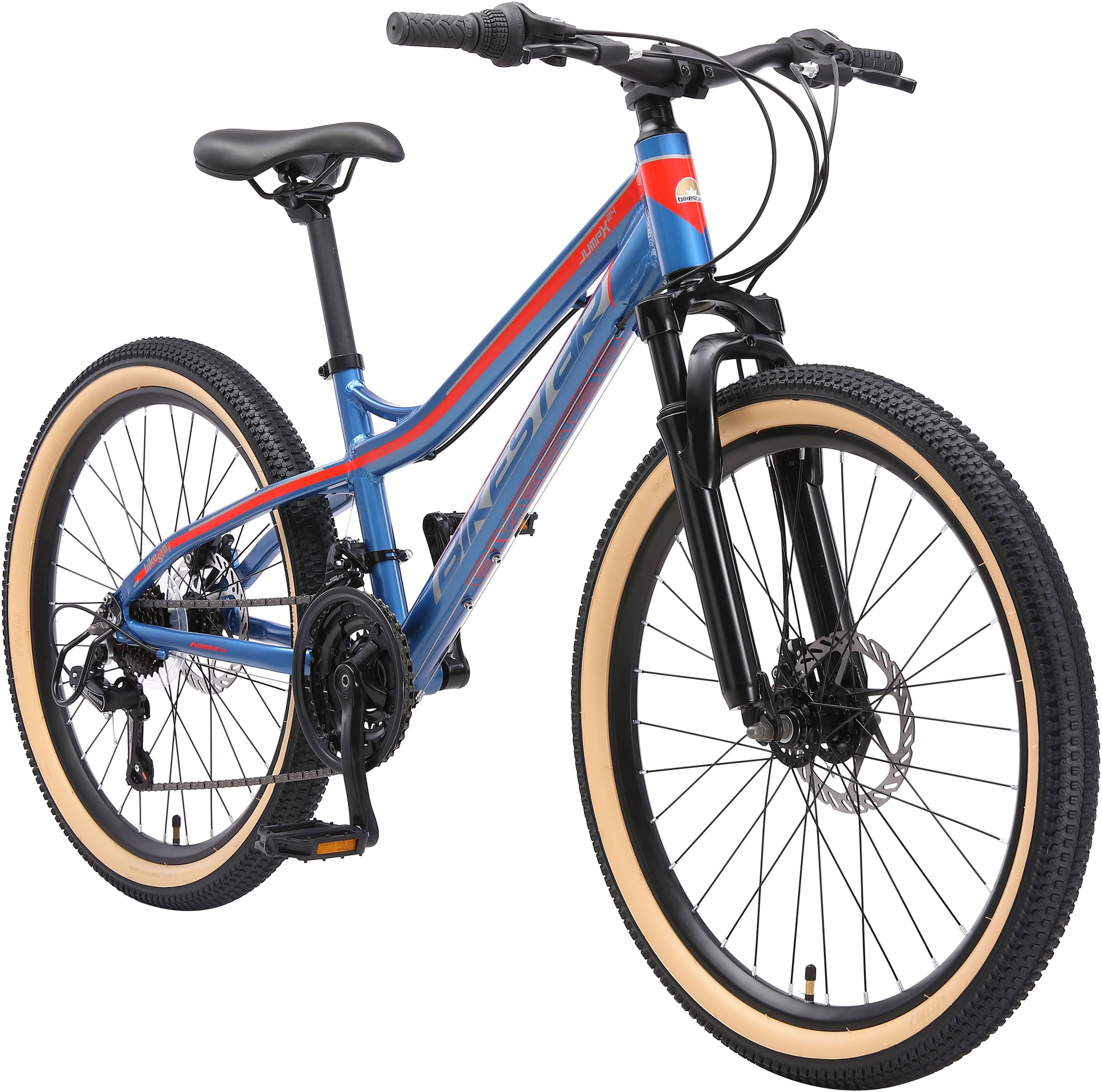 Bikestar Jugendfahrrad, 21 Gang, Shimano, RD-TY300 Schaltwerk, Kettenschaltung, für Damen und Herren, Kettenschaltung