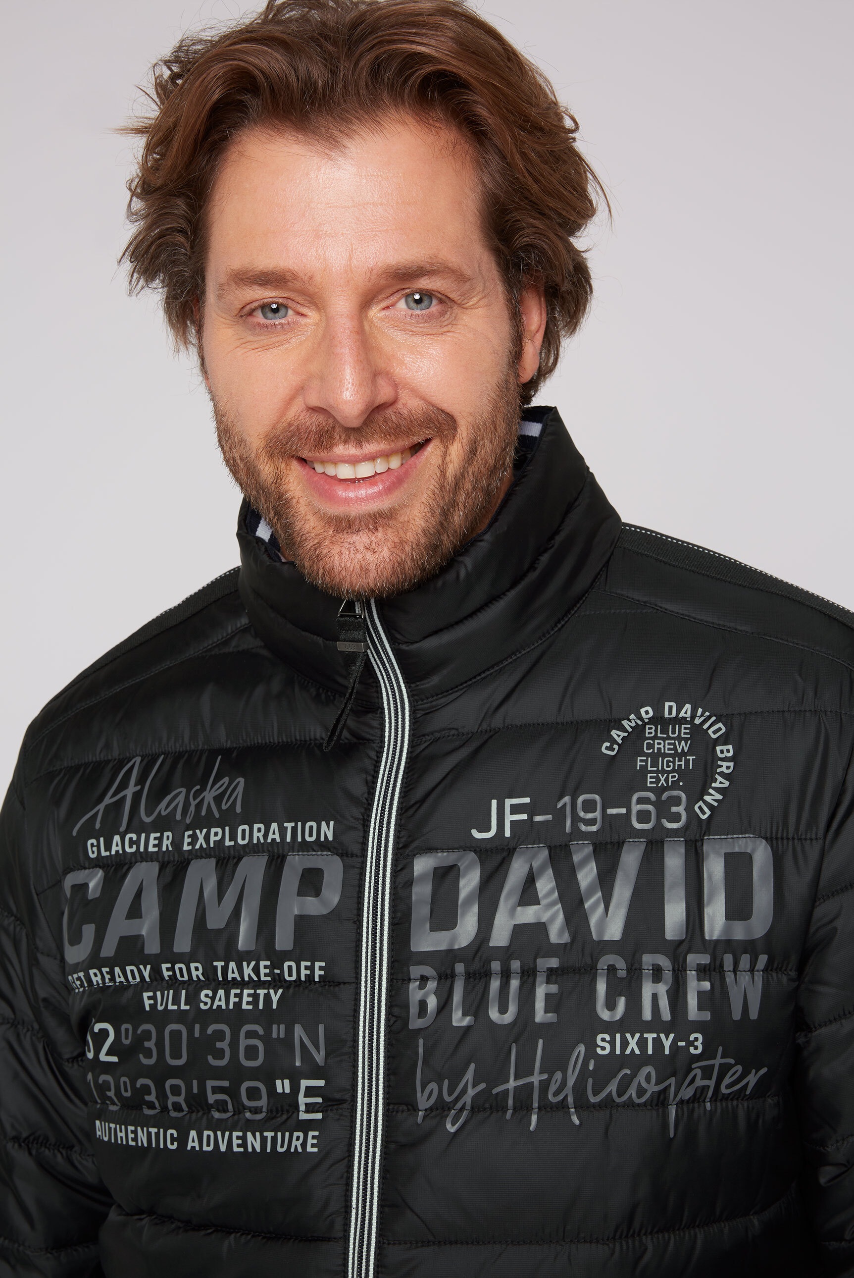 CAMP DAVID Outdoorjacke, ohne Kapuze, mit elastischem Saumabschluss
