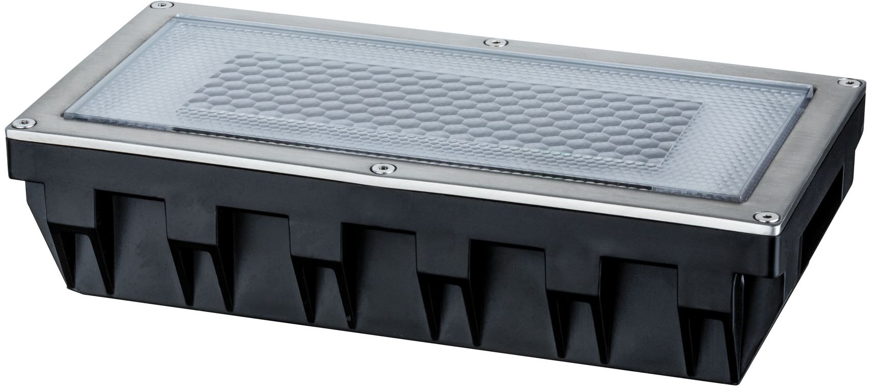 Paulmann LED Einbauleuchte »Box«, 1 flammig-flammig, LED-Board, Bodeneinbauleuchten-Set, Solar, Edelstahl