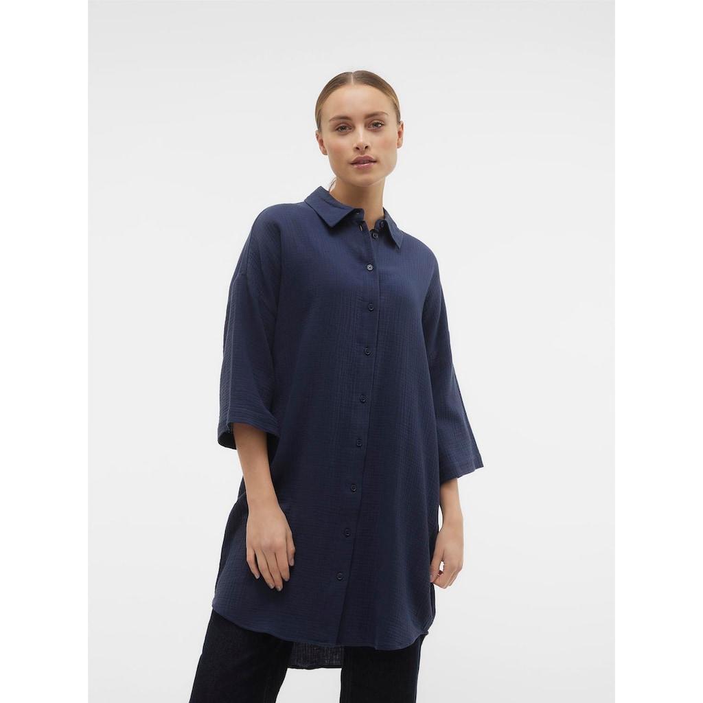 Vero Moda Hemdblusenkleid »VMNATALI 3/4 LONG OVERSHIRT NOOS«