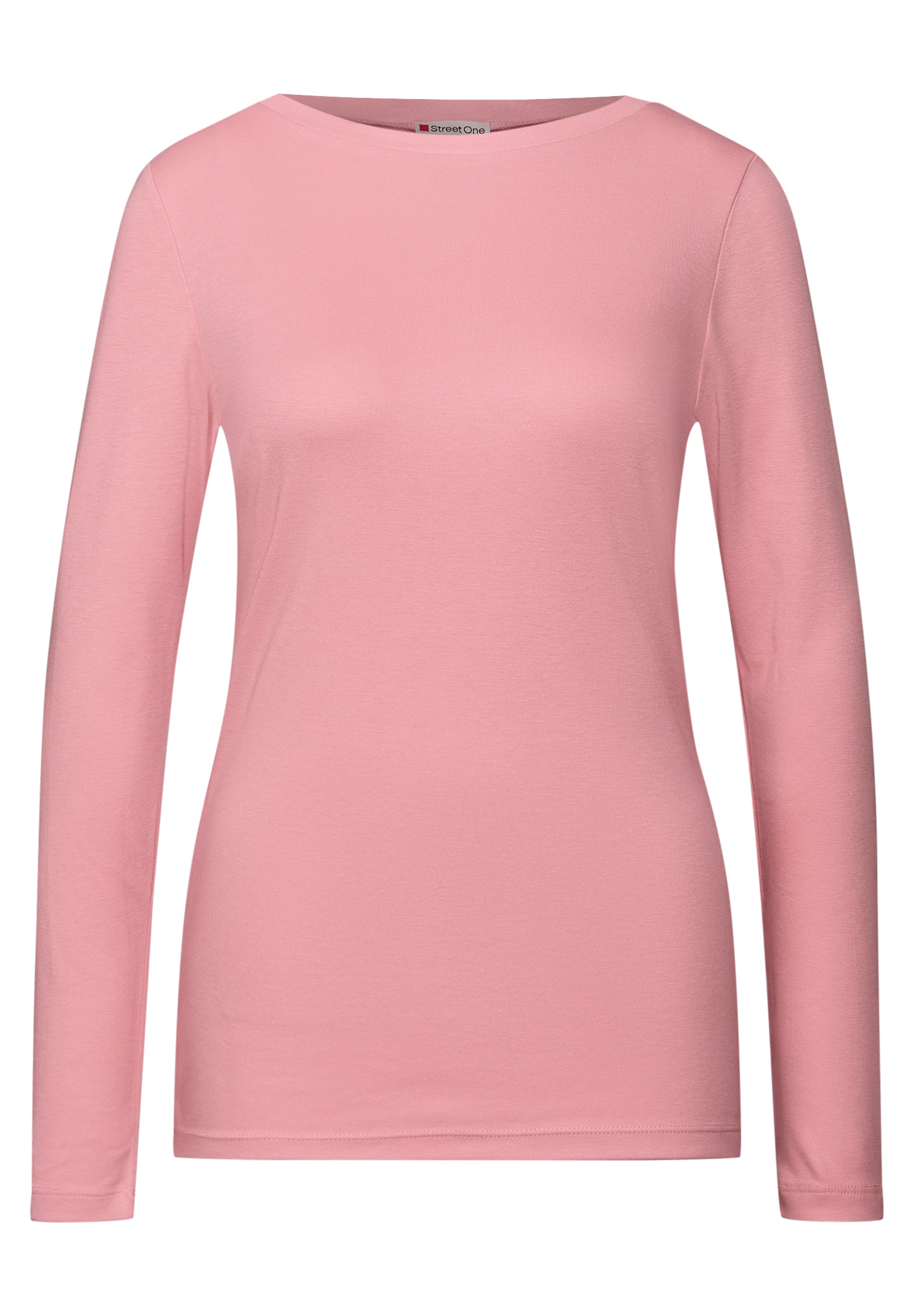 STREET ONE Langarmshirt, im soften Baumwoll-Mix