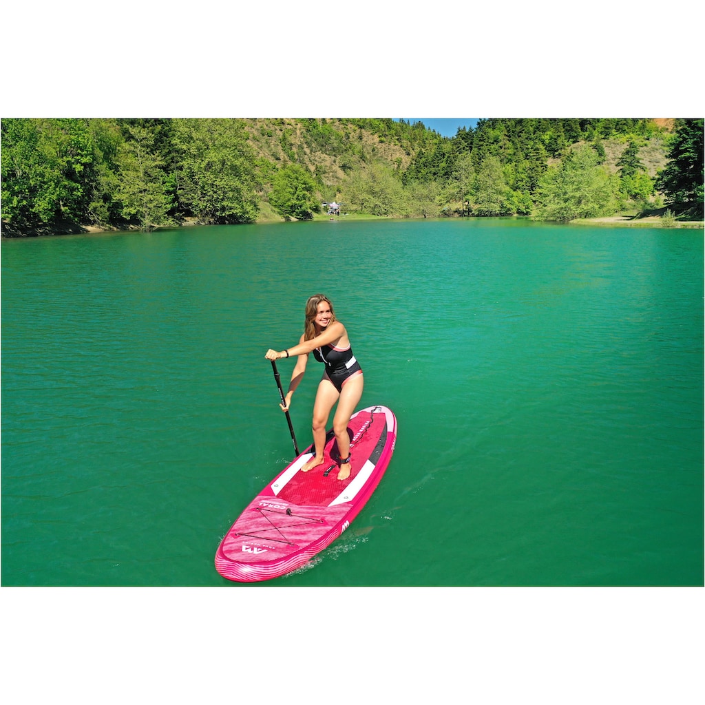 Aqua Marina Inflatable SUP-Board »Coral Stand-Up«, (Set, 7 tlg., mit Paddel, Pumpe und Transportrucksack)