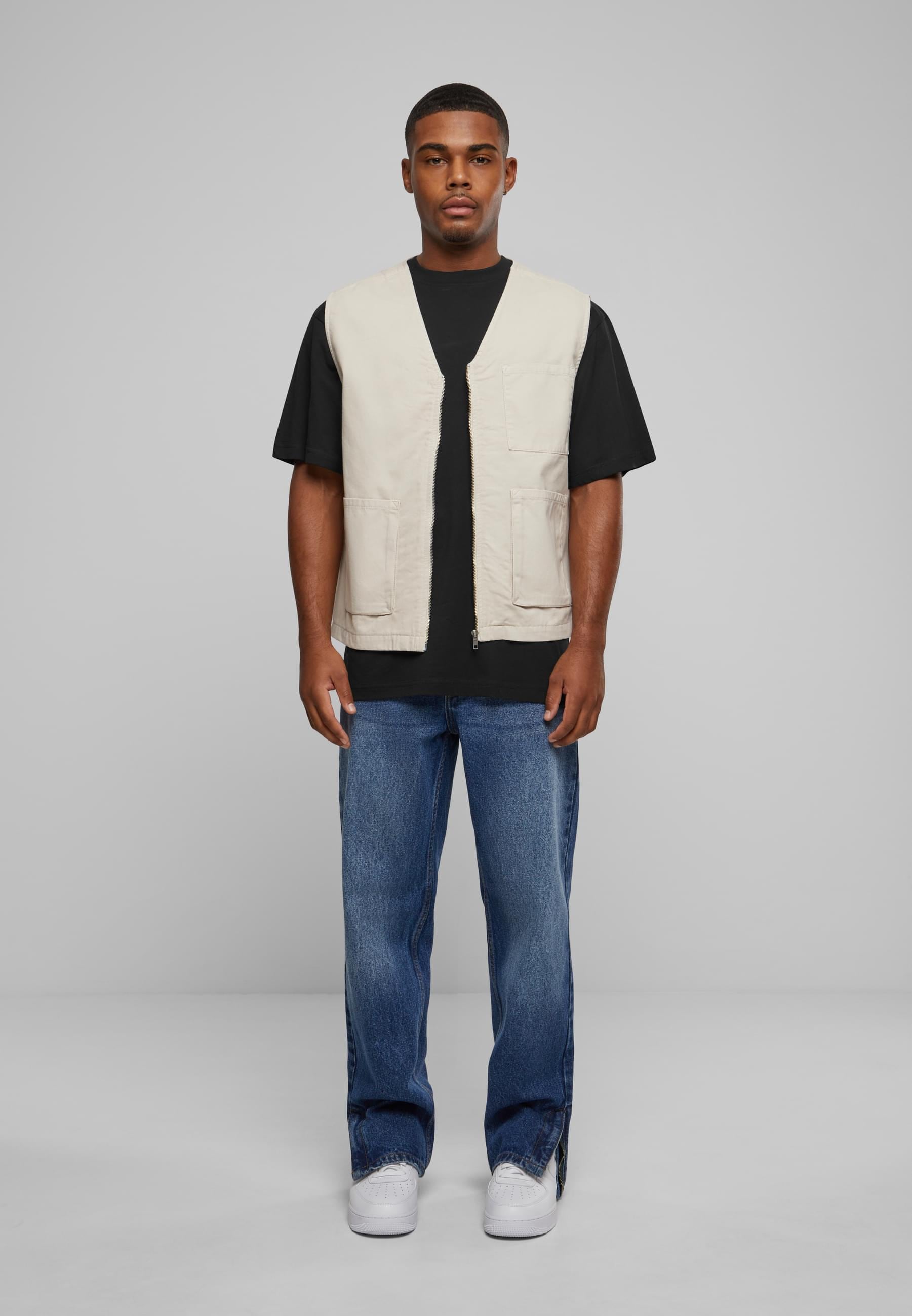 URBAN CLASSICS Steppweste »Urban Classics Herren Organic Cotton Vest«, (1 tlg.)