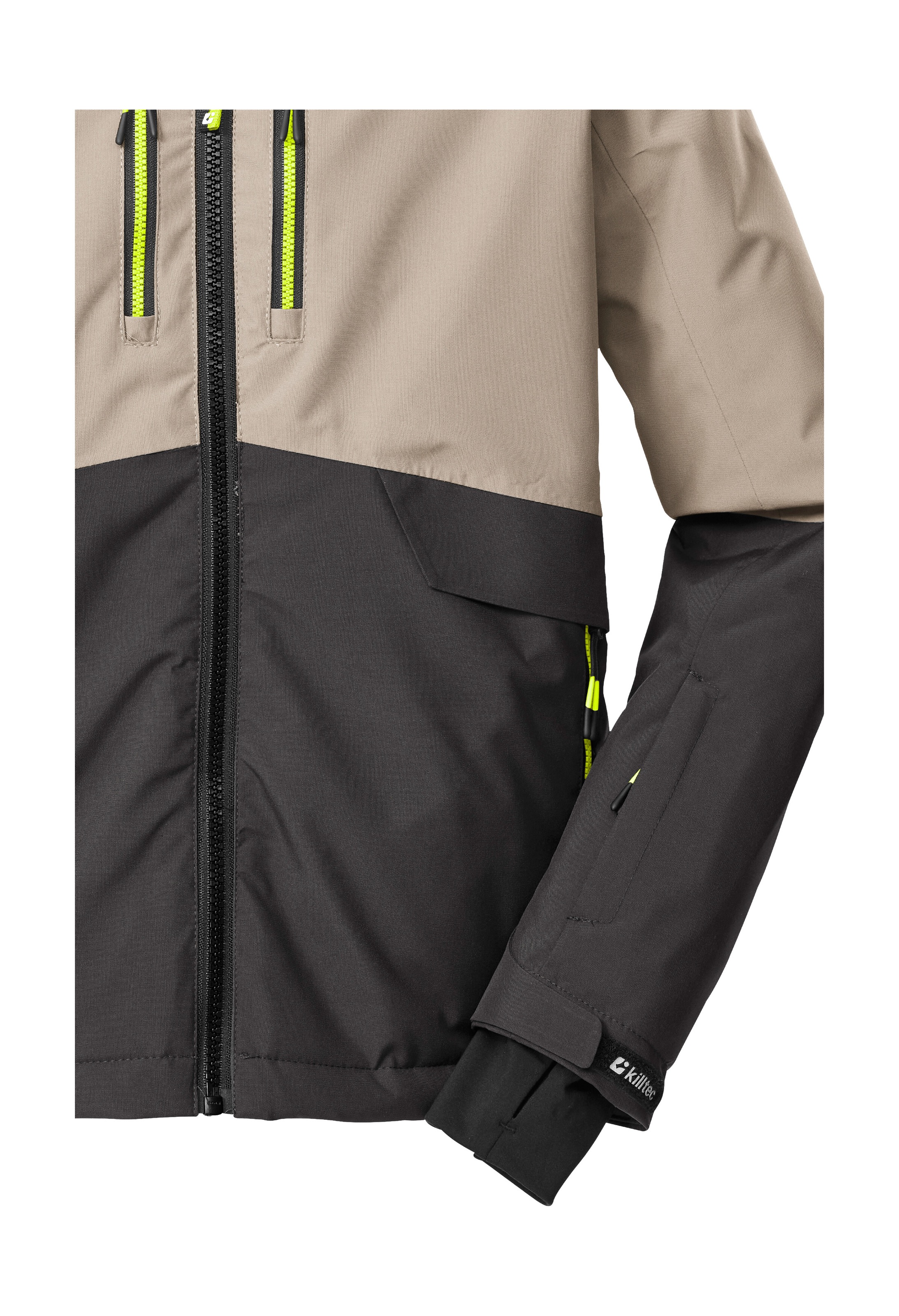 Killtec Skijacke »KSW 201 BYS SKI JCKT«, Stylische, wasser- und winddichte Skijacke mit reflektierenden Details