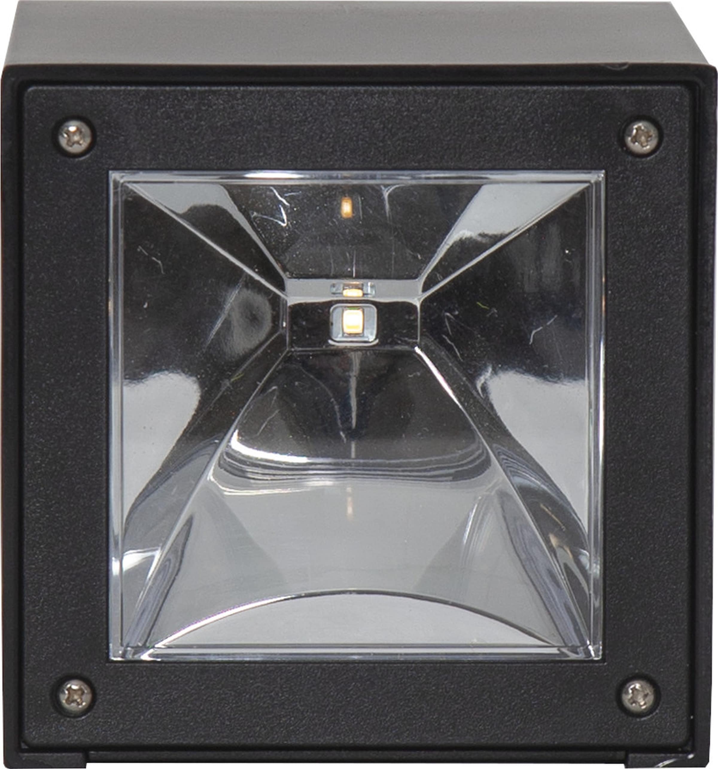 Parforce Traditional Hunting LED Solarleuchte »Solar-Wandleuchte Wandy Cube« LED-Board 1 Stk. Warmweiß Dämmerungssensor, schwarzes Design