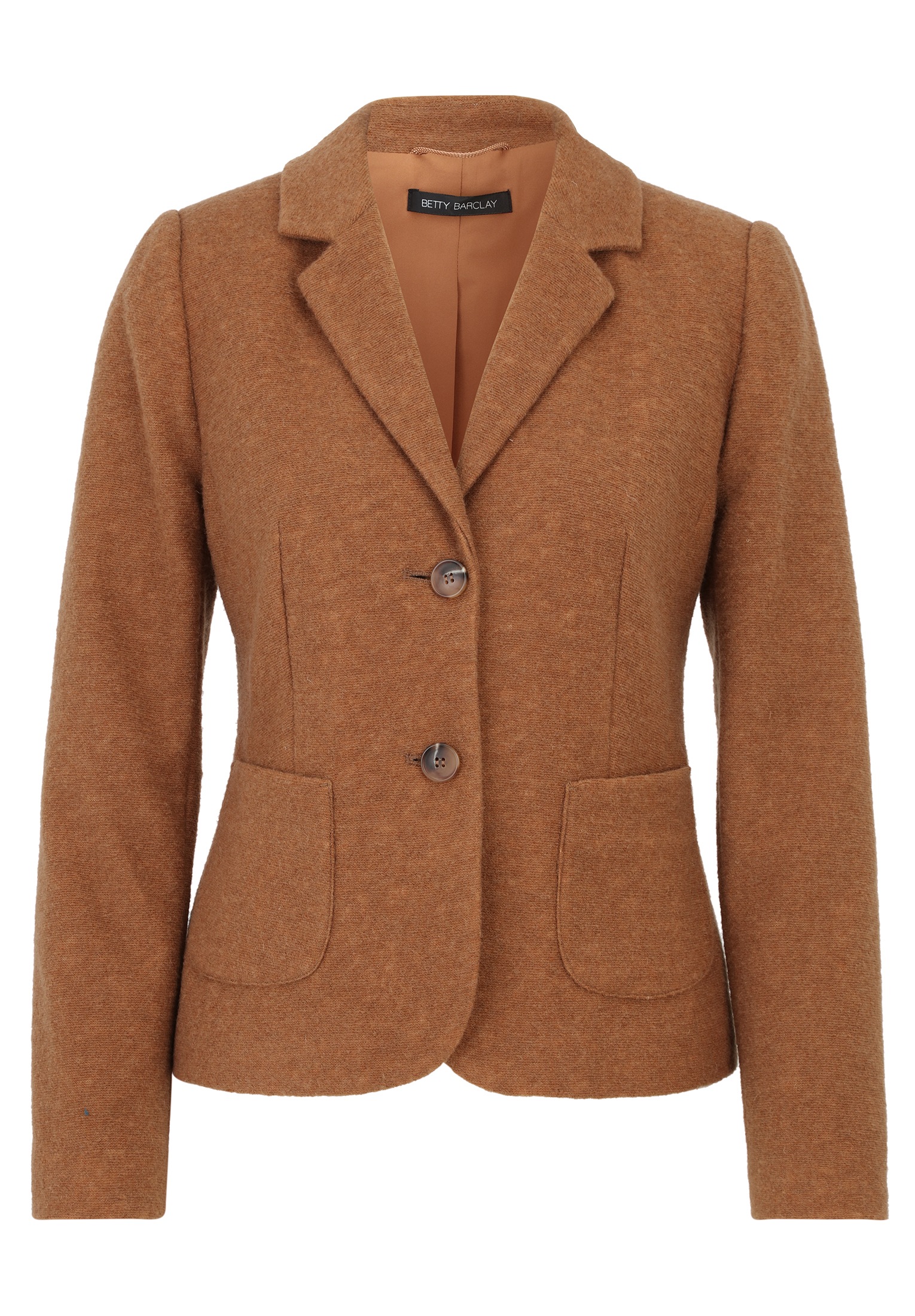 Betty Barclay Kurzblazer »Betty Barclay Wollblazer mit aufgesetzten Taschen«, Material