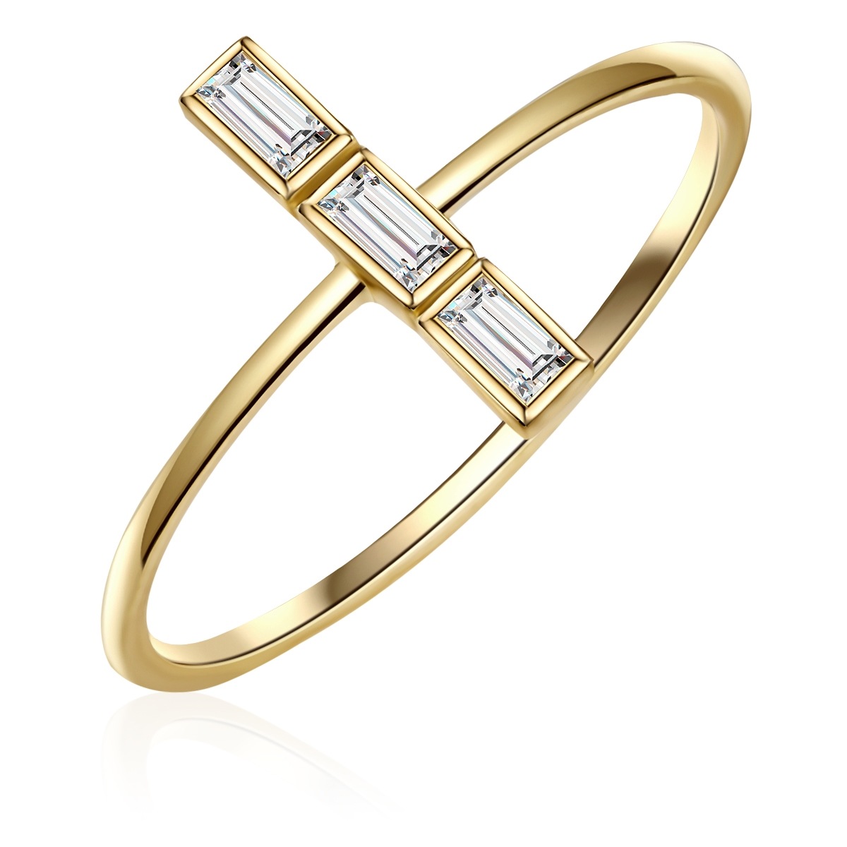 Glanzstücke München GSM351 Ring Yellow Gold Size 60 2