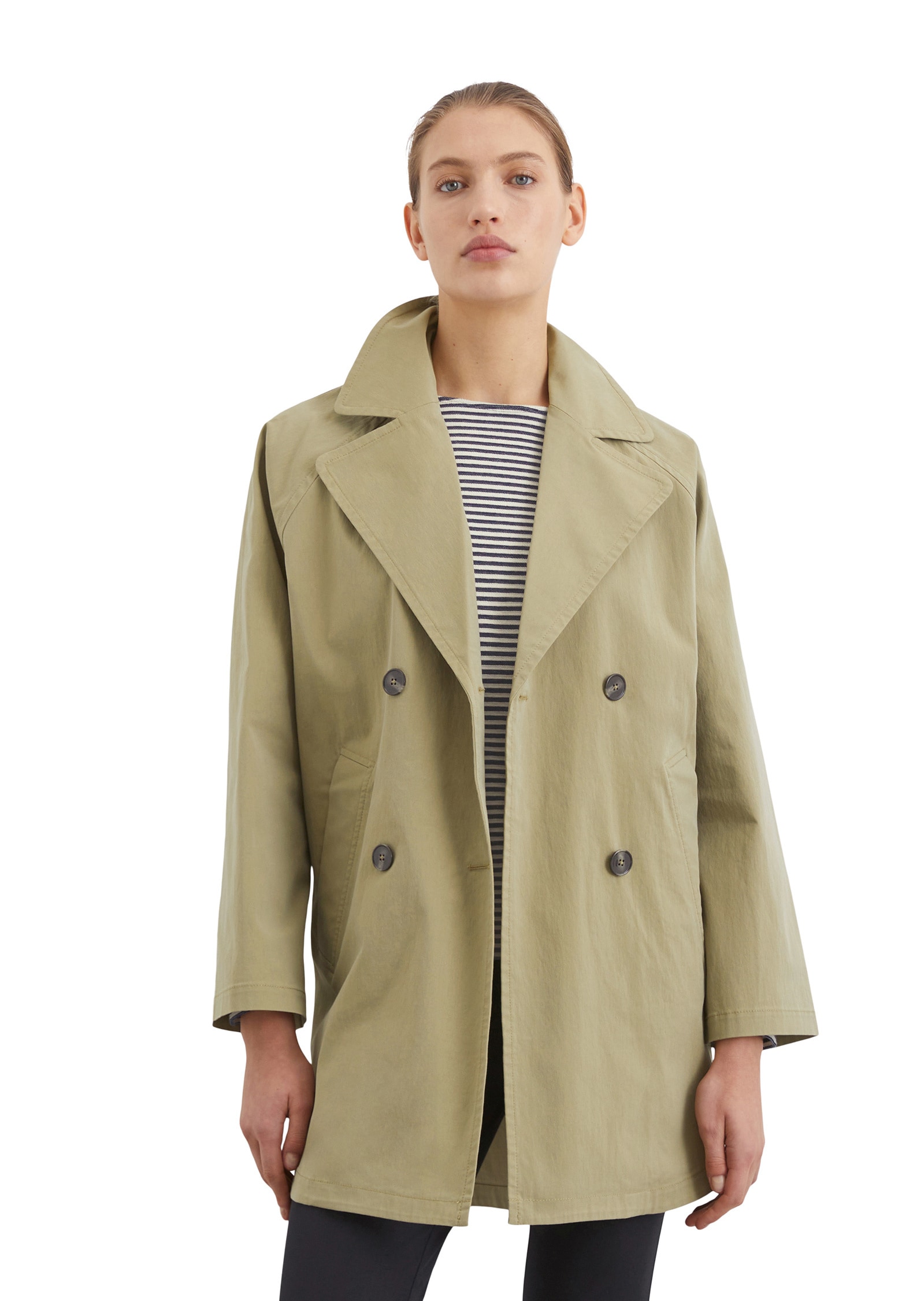 Marc OPolo Trenchcoat "aus kompaktem Twill" günstig online kaufen