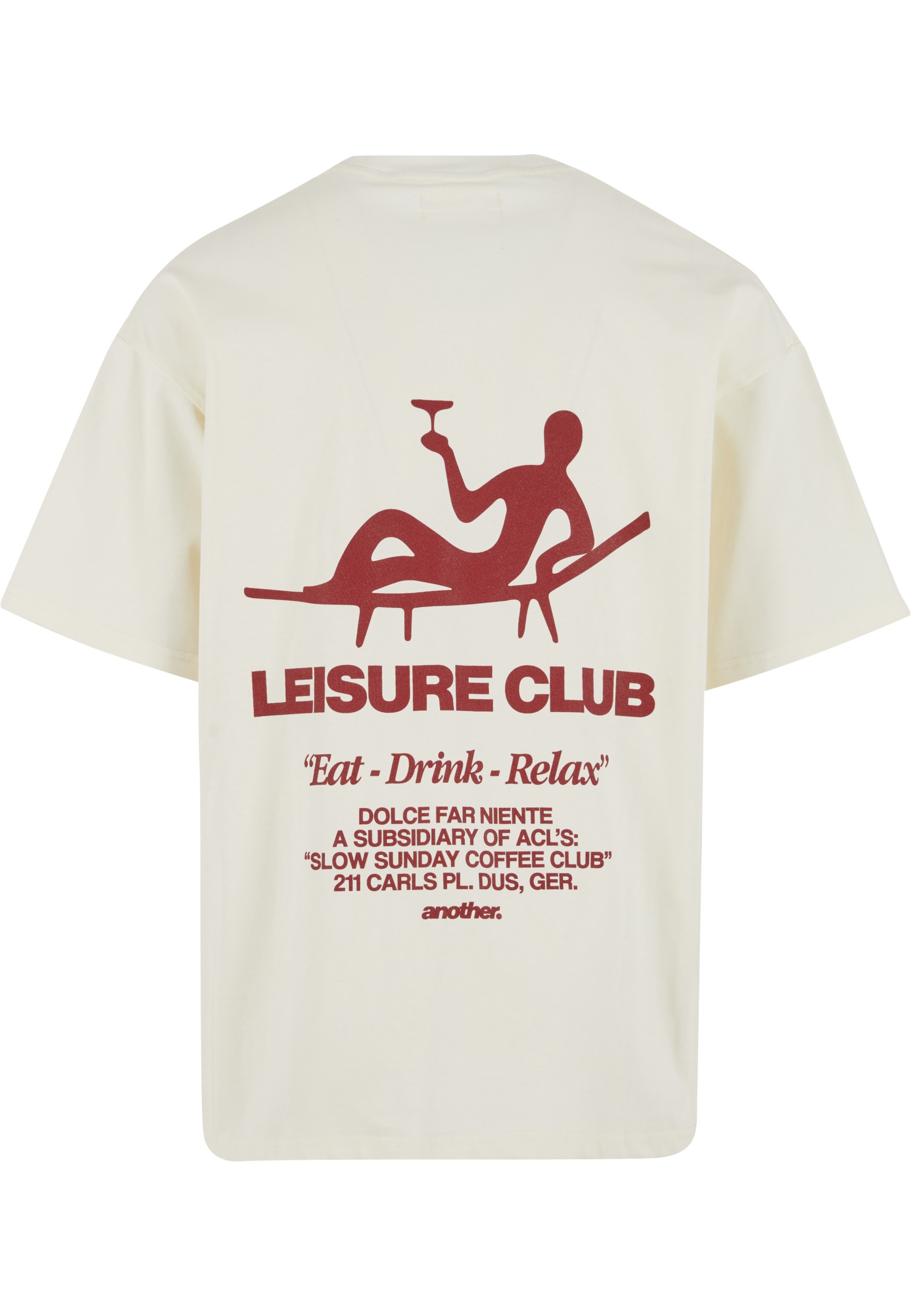 Another Cotton Lab T-Shirt »Another Cotton Lab Leisure Club Oversized Tshirt« 1
