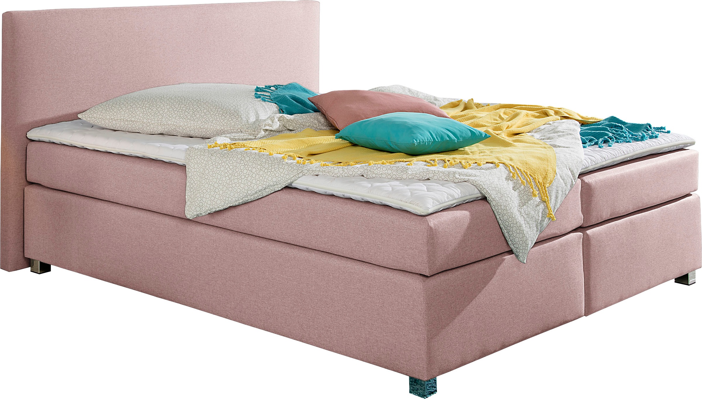 Home affaire Boxspringbett "Eliana" inkl. Topper, in 4 Breiten, 3 Matratzen günstig online kaufen