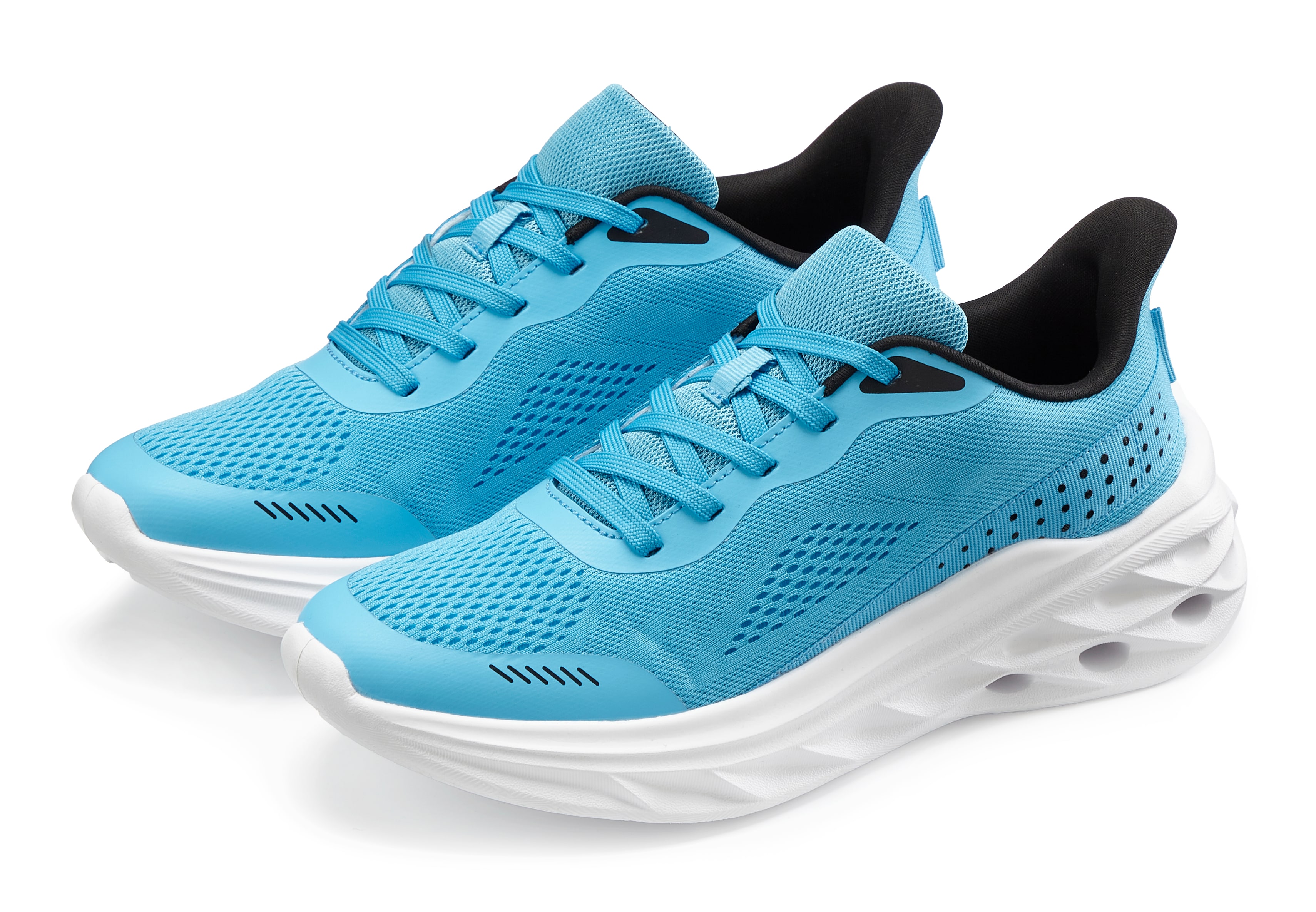 John Devin Sneaker "Schnürschuh, Freizeitschuhe, Schnürhalbschuhe, Halbschuh, Turnschuh" NEU im sportiven Look aus luftigem Mesh-Material VEGAN