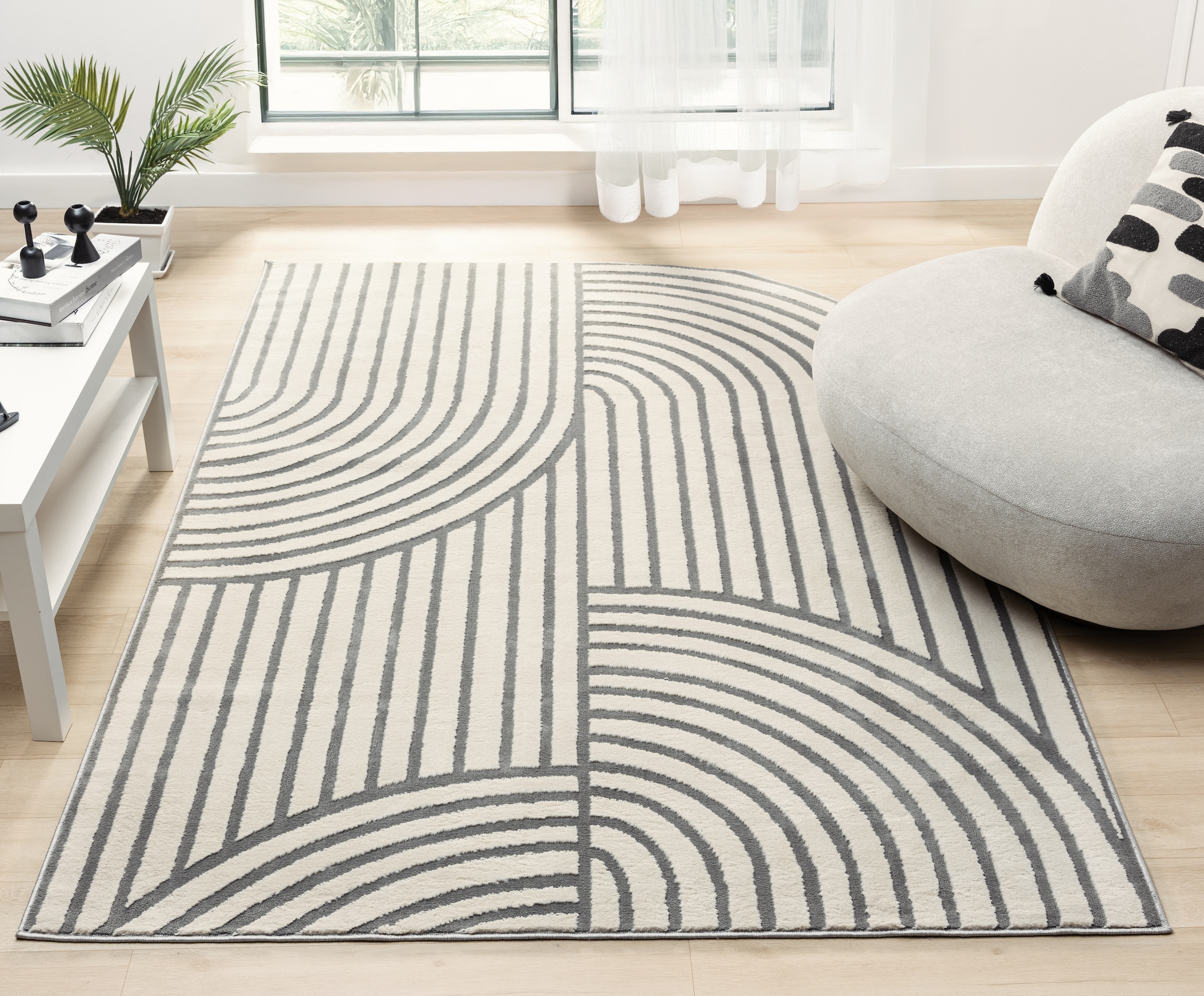 s.Oliver Teppich »Cilla, besondere Form, modernes Design«, rechteckig, 11 mm Höhe, dichte Qualität, Woll-Look, Skandi, Boho, Wohnzimmer, Schlafzimmer