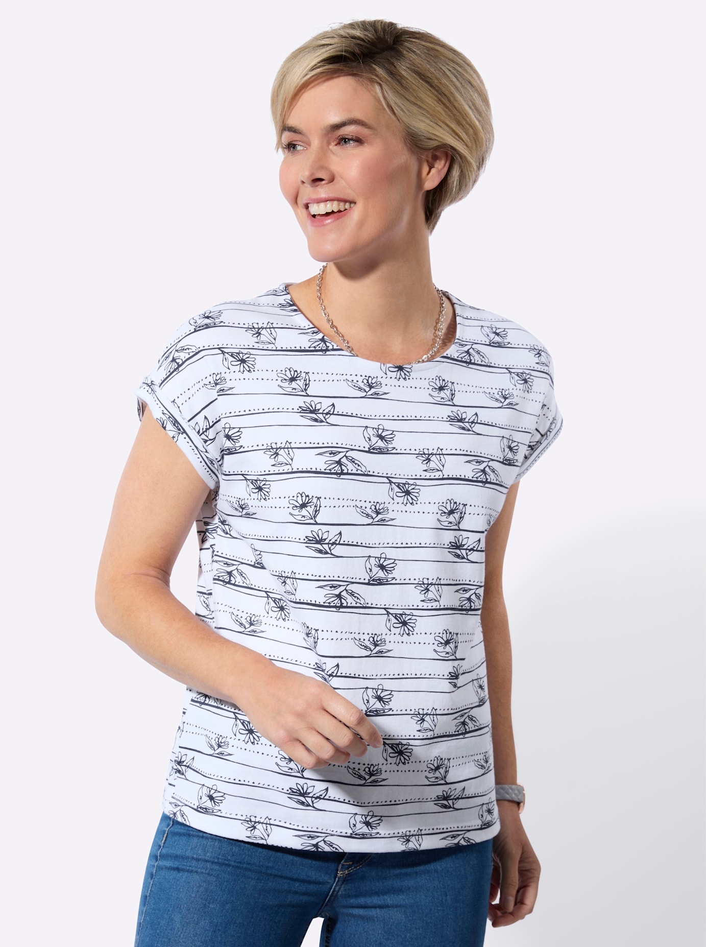 Classic Basics Rundhalsshirt "Shirt" 1 Tlg.