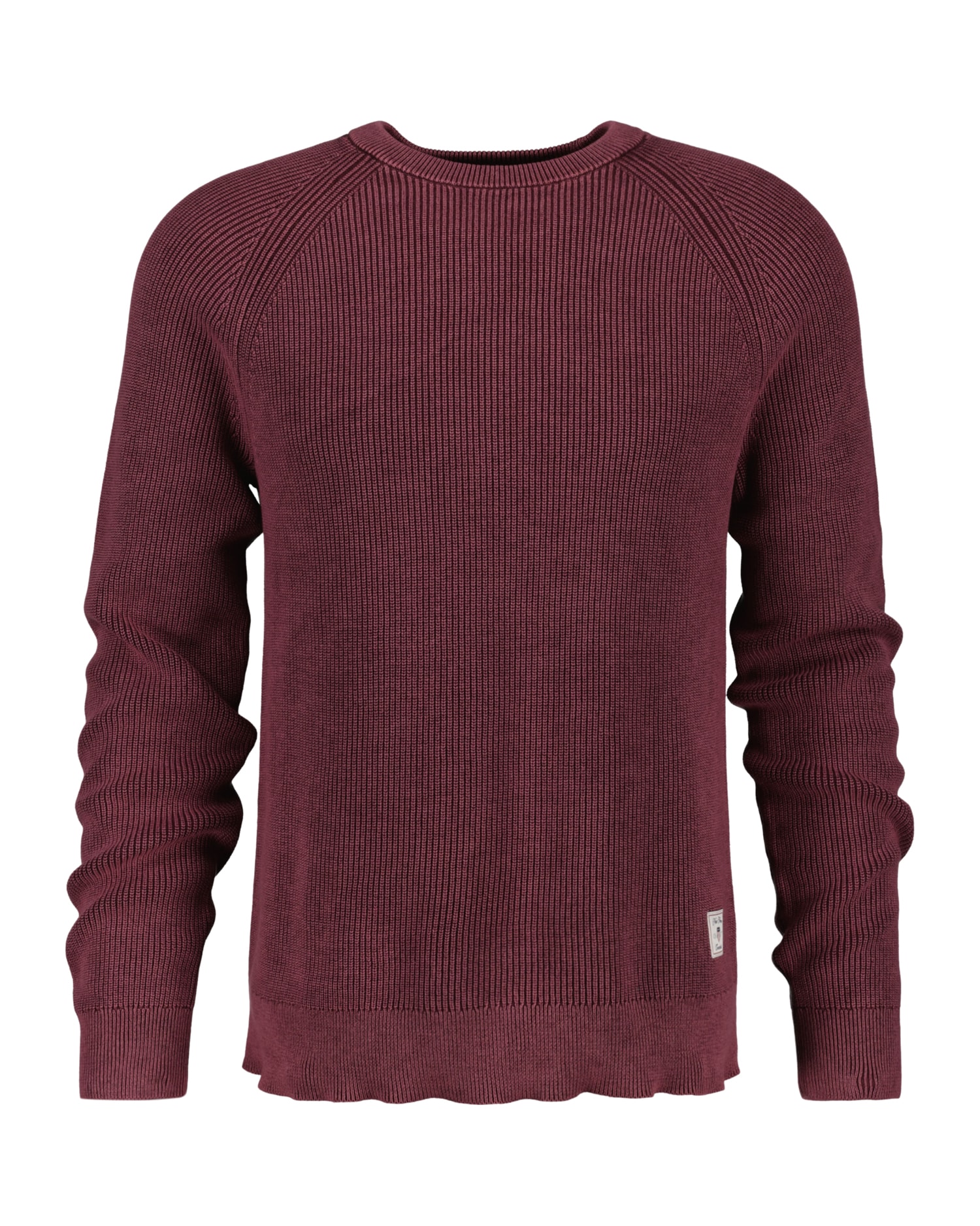 Gant Rundhalspullover "WASHED RIB C-NECK", in verwaschener Optik günstig online kaufen