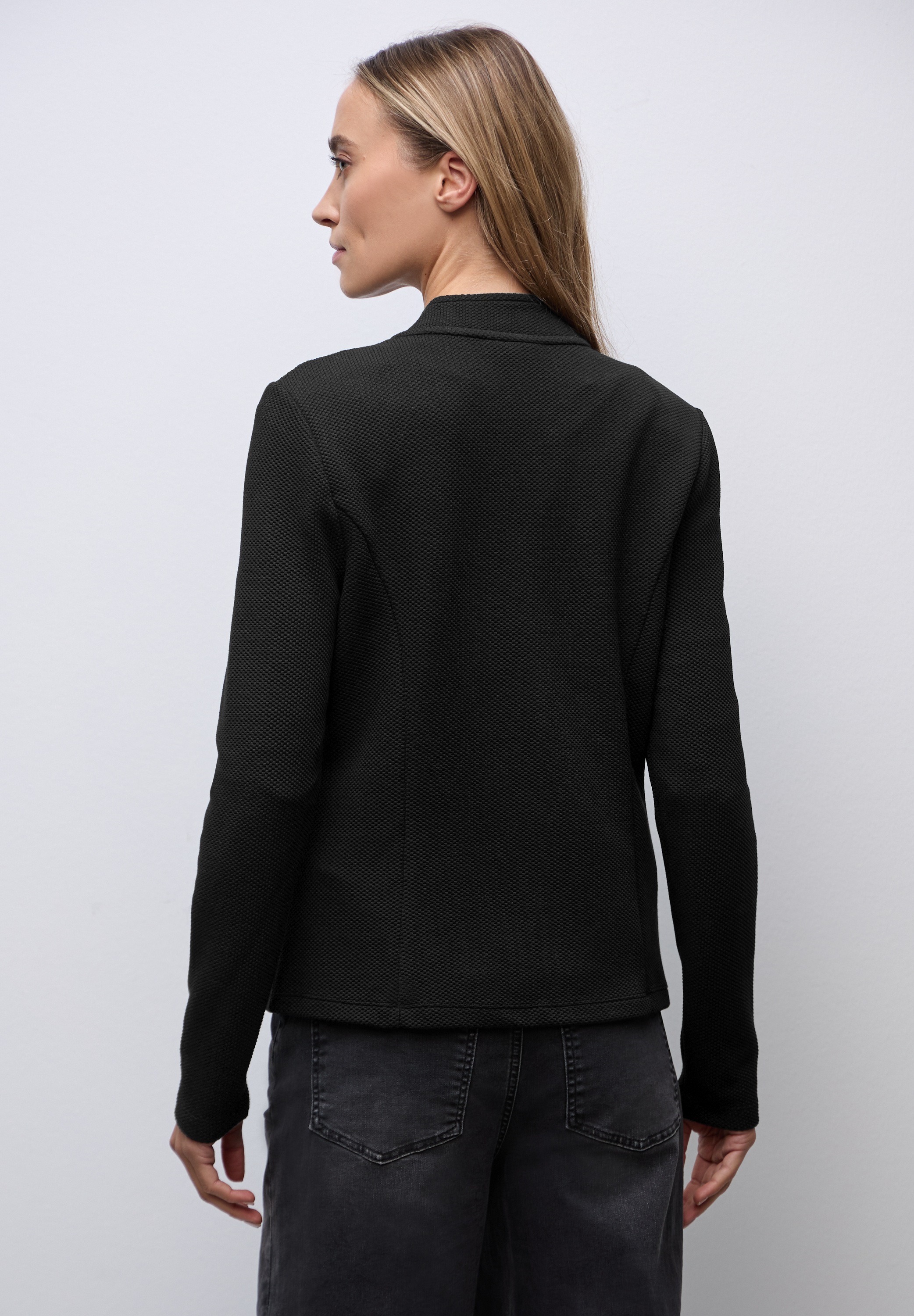 STREET ONE Kurzblazer mit Reverskragen und einem einzelnen Knopf günstig online kaufen