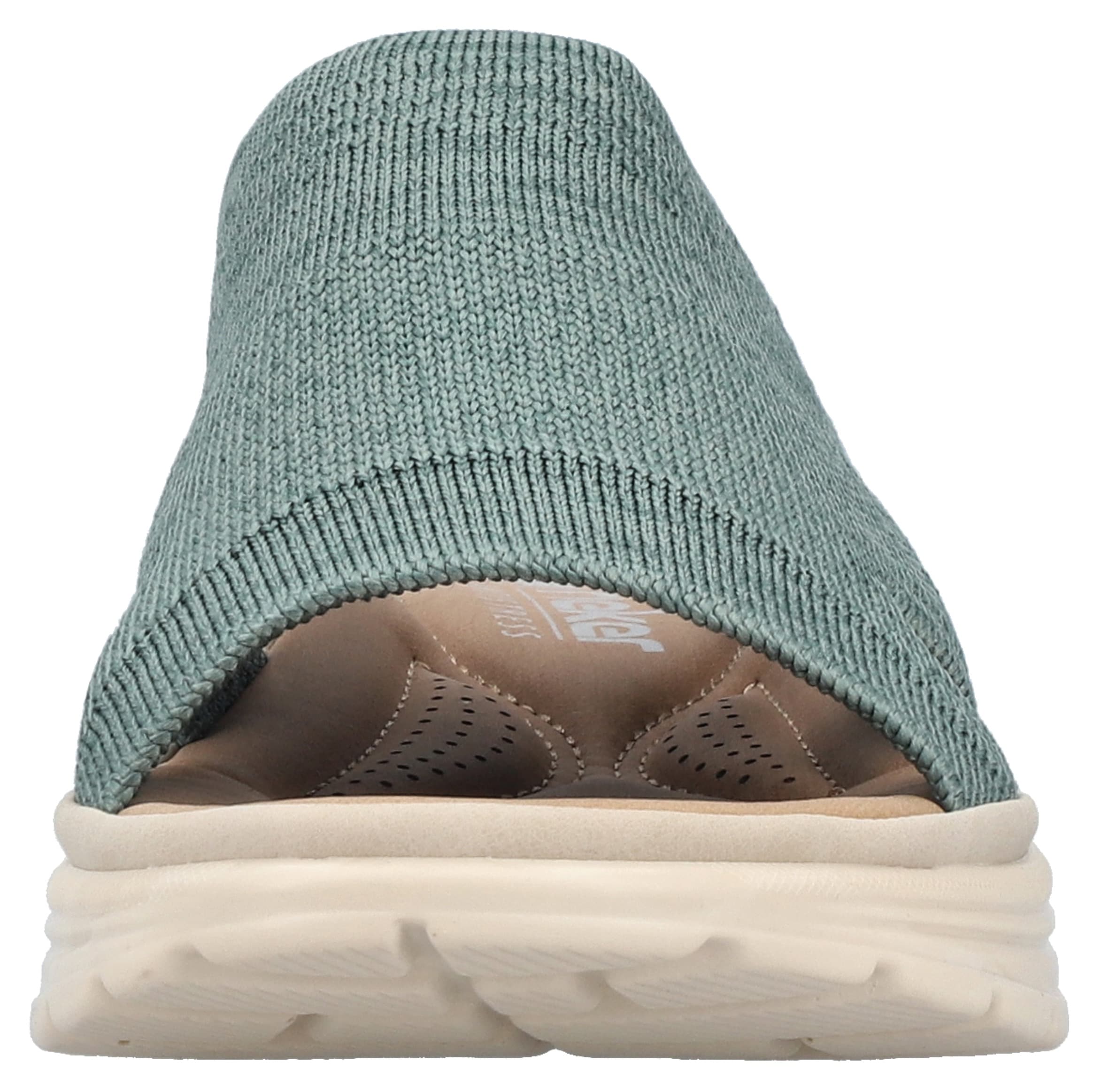 Rieker Pantolette, Sommerschuh, Hausschuh, Schlappen, Strandschuh mit Fußbett