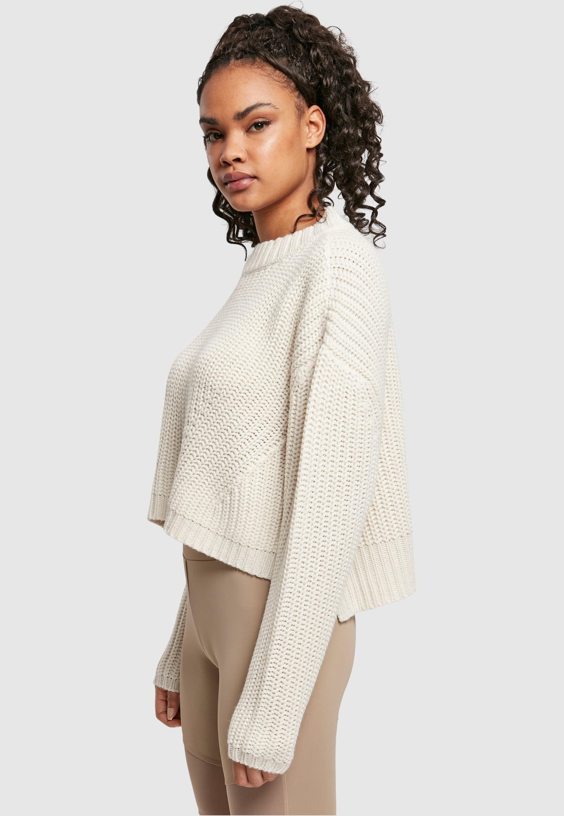 URBAN CLASSICS Rundhalspullover »Urban Classics Damen Ladies Wide Oversize Sweater«, (1 tlg.)