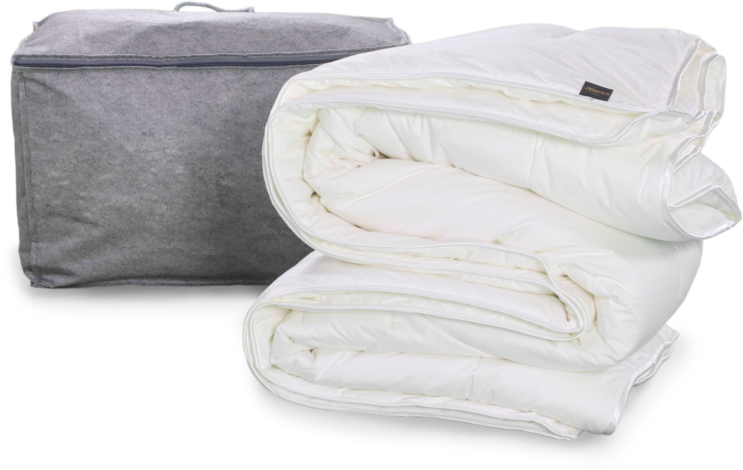 Stendebach Kunstfaserbettdecke »Climacozy Bettdecke, Allergiker geeignet (Hausstauballergiker)«, 4-Jahreszeiten, Füllung 100% Polyester, Bezug 100% Baumwolle, (1 St.), Bettdecke in 135x200 oder 155x220 cm, für Sommer oder Winter