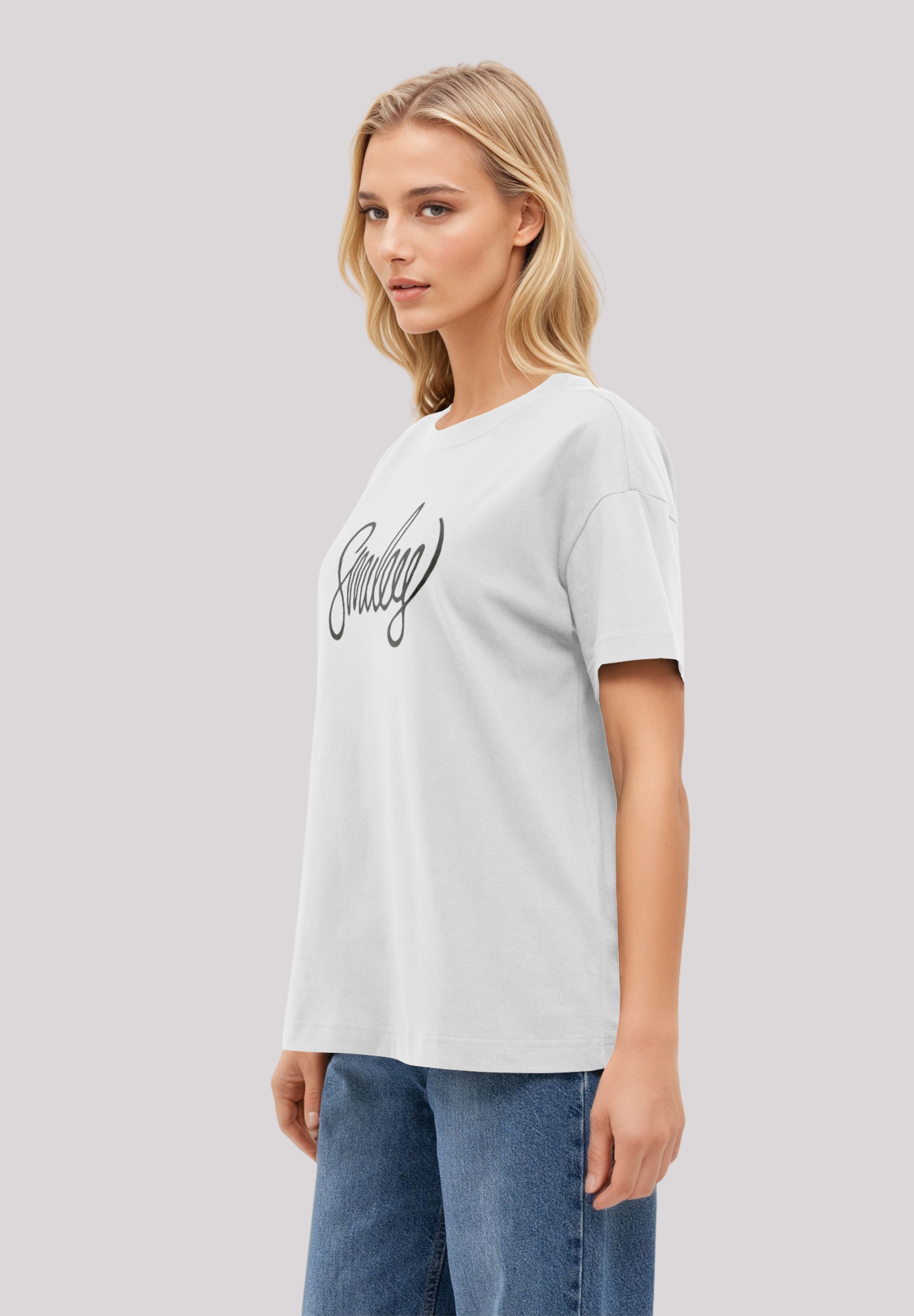 F4NT4STIC T-Shirt »SMILEY black«, Premium Qualität